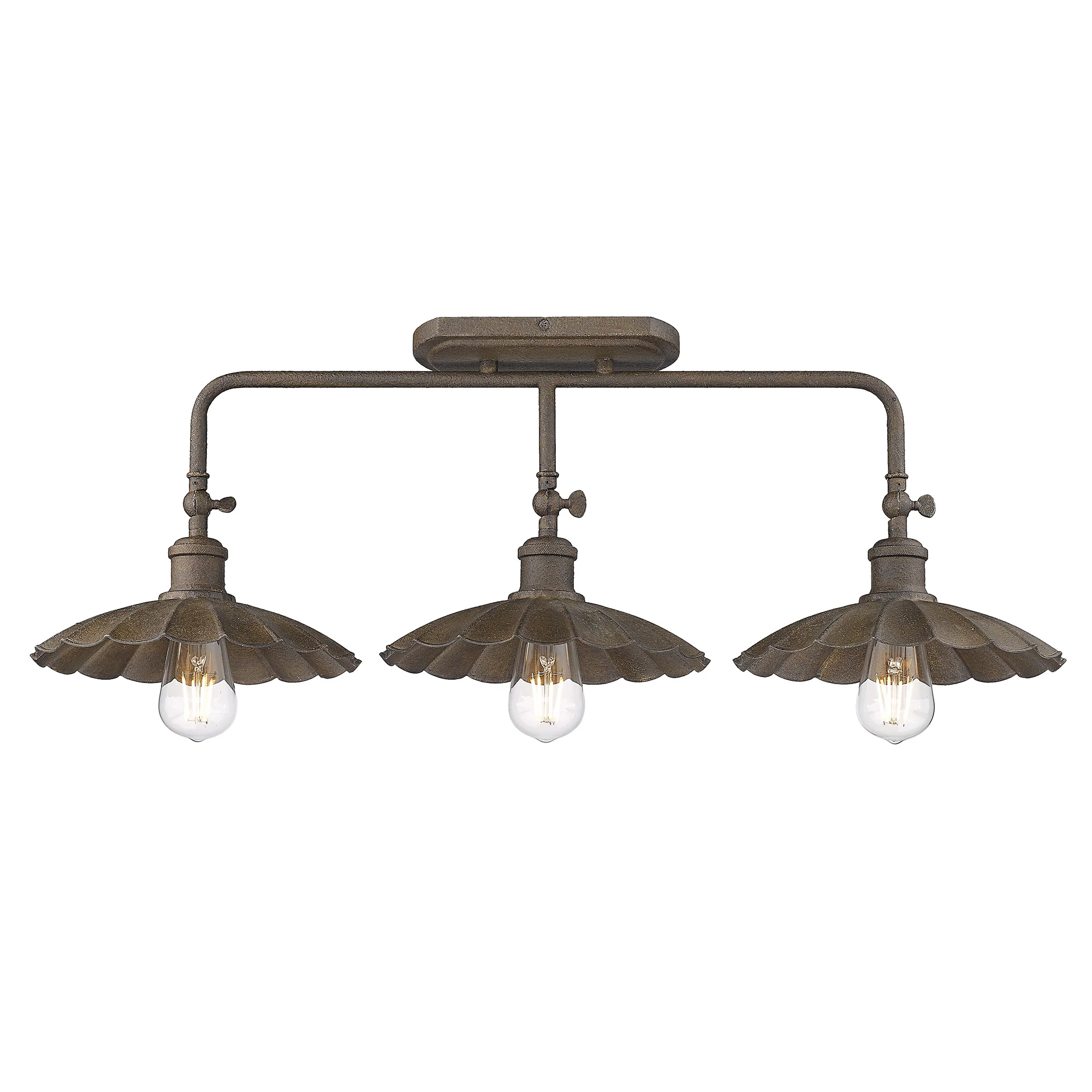 Clemence 3-light Vanity in Dark Rust - Image 4