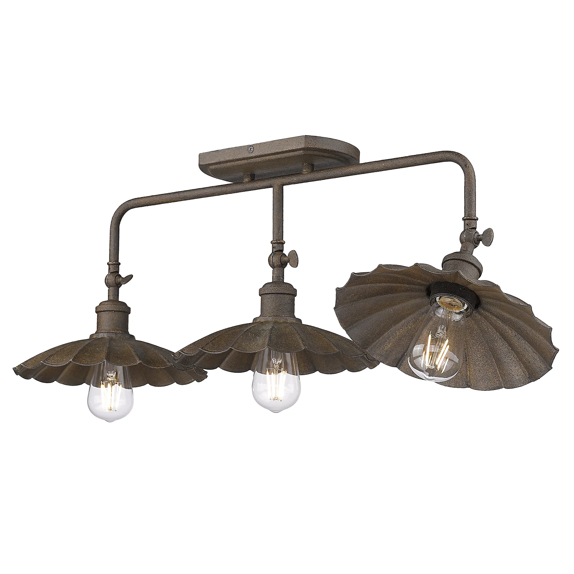 Clemence 3-light Vanity in Dark Rust - Image 5