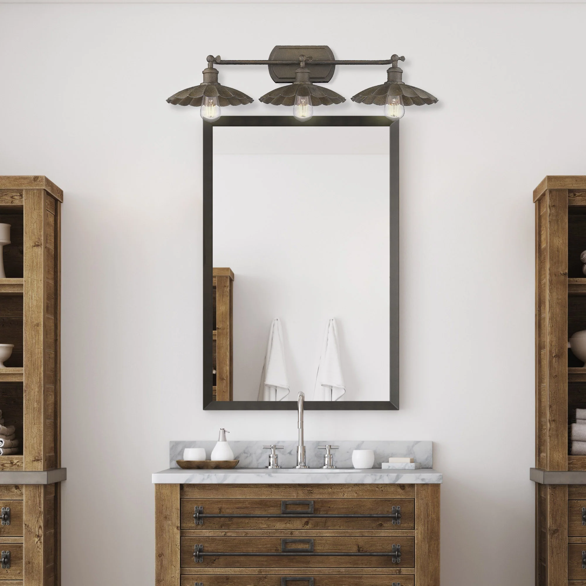 Clemence 3-light Vanity in Dark Rust - Image 8