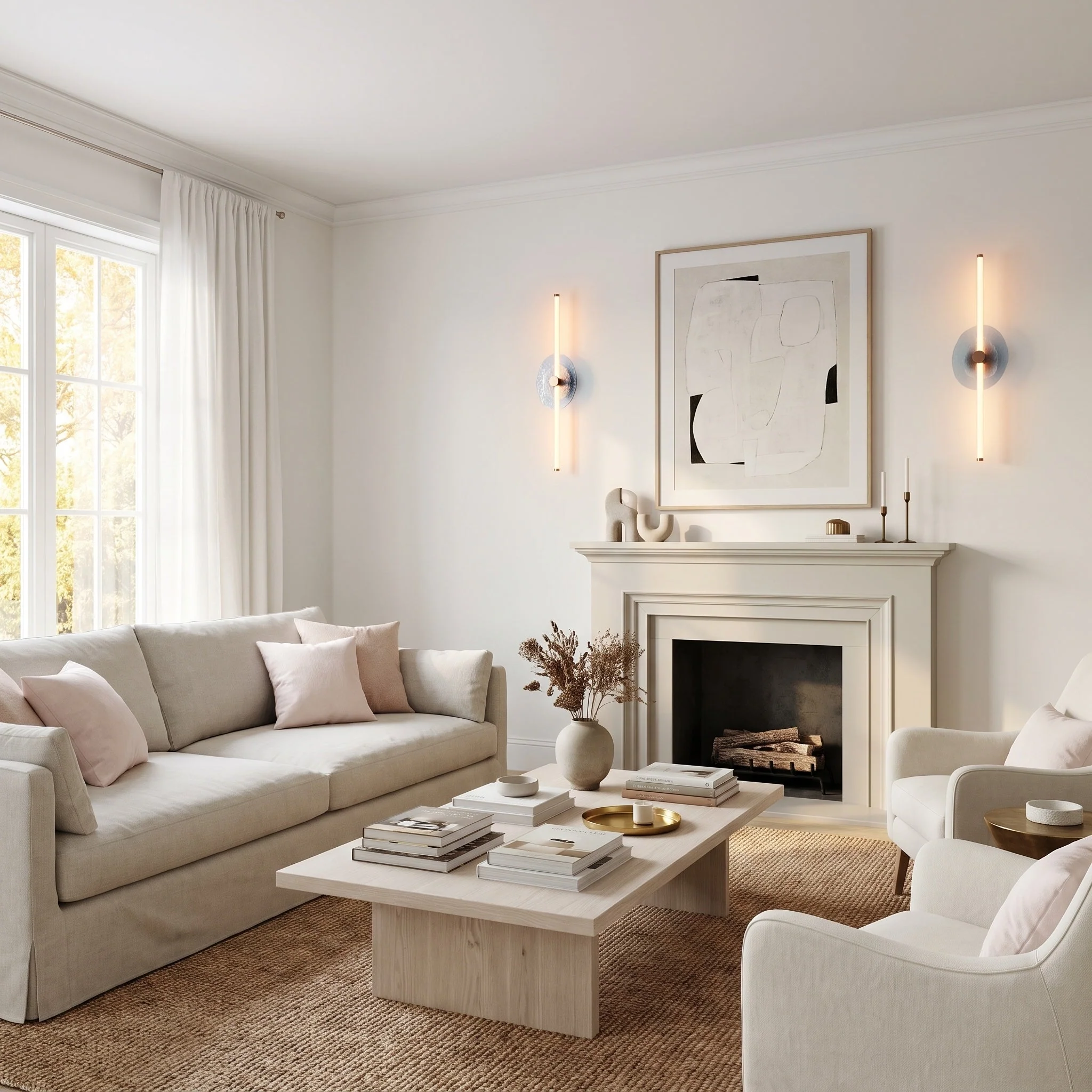 Colorella LED Wall Sconce in Rose Gold with Blue and Clear Glass - Image 11