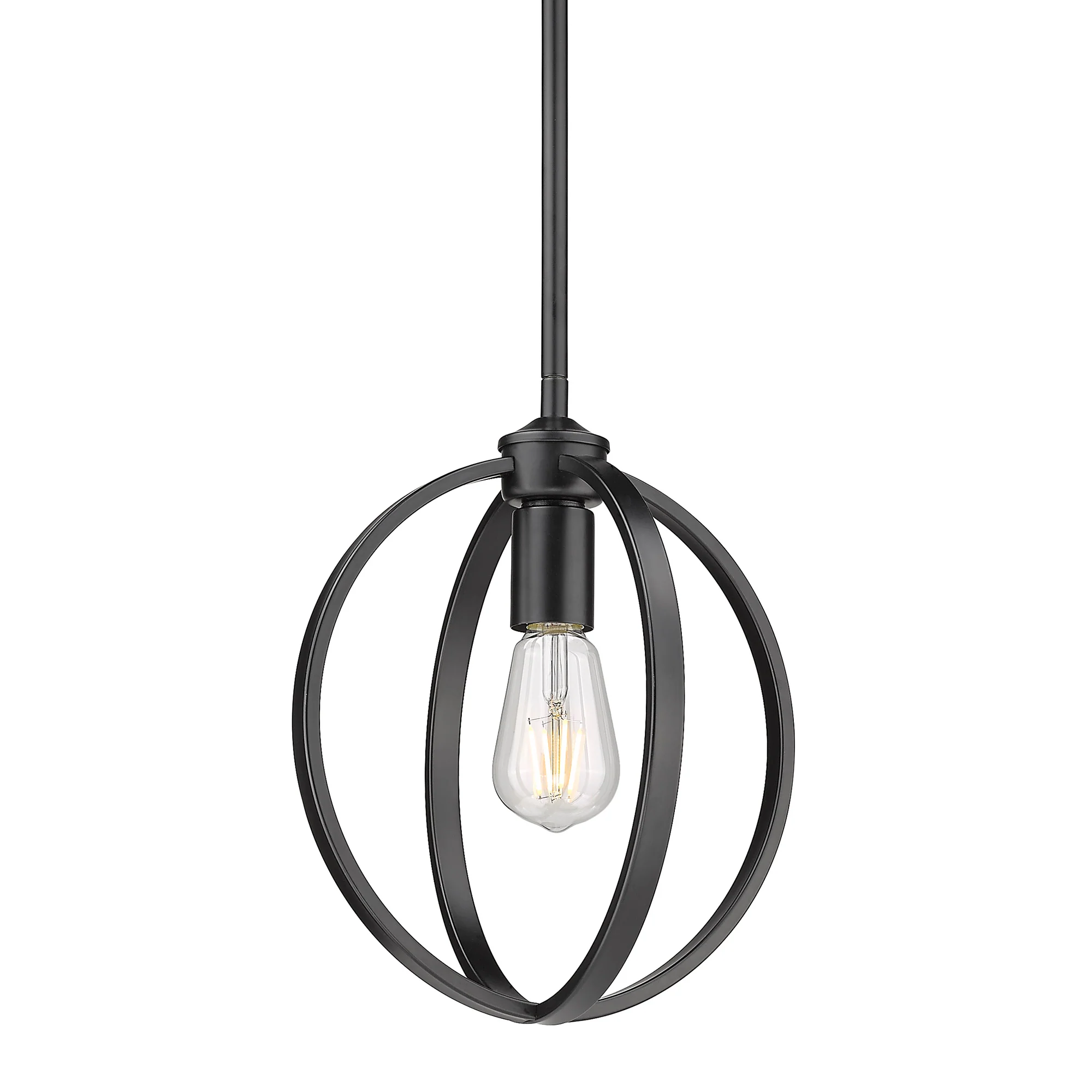 Colson 1-light Pendant in Matte Black