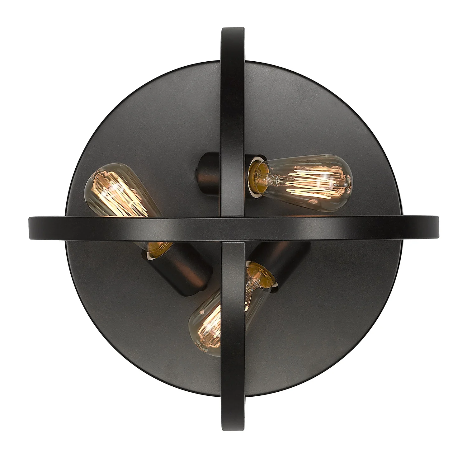Colson 3-light Flush Mount in Etruscan Bronze - Image 2