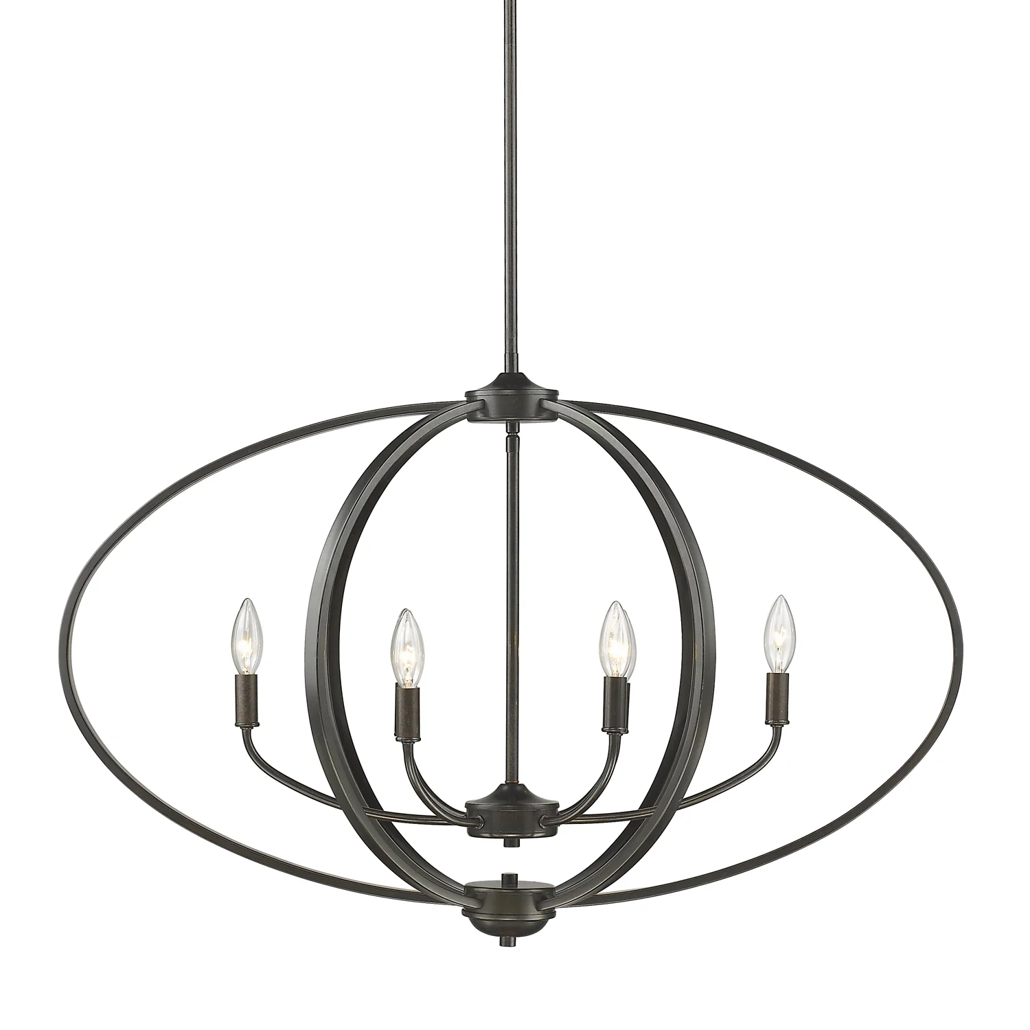 Colson 6-light Island Light in Etruscan Bronze