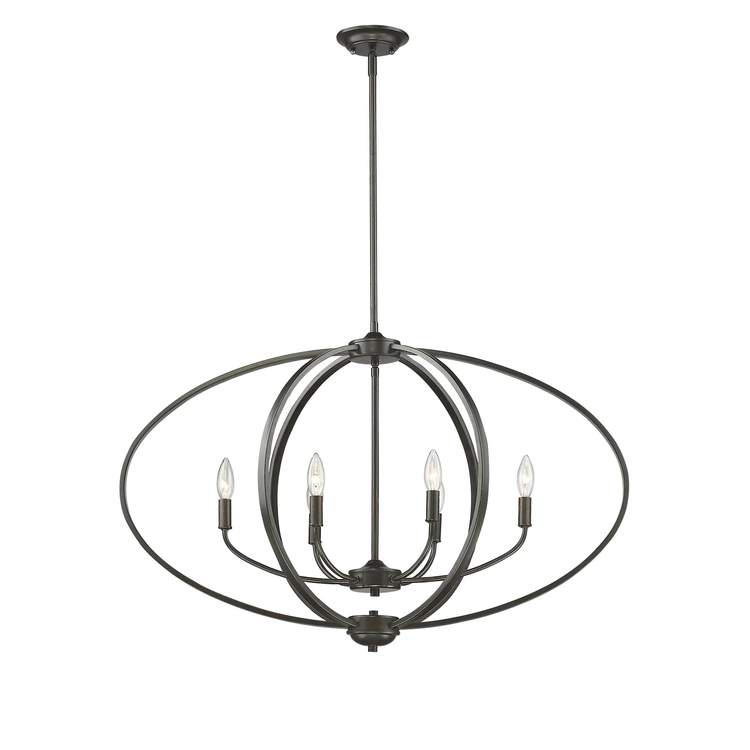 Colson 6-light Island Light in Etruscan Bronze - Image 2