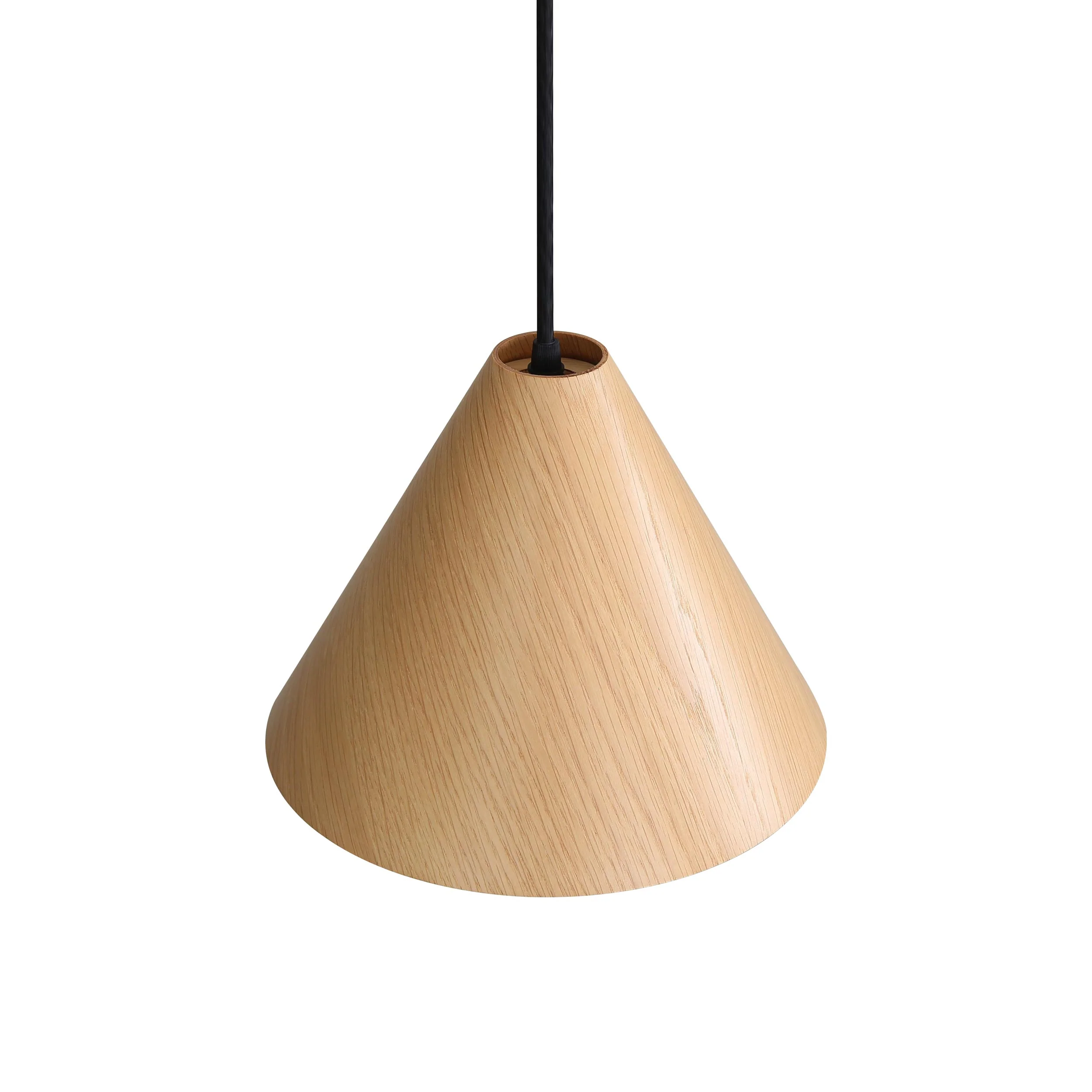 Conique 1-light 10in Pendant in Light Walnut - Image 3