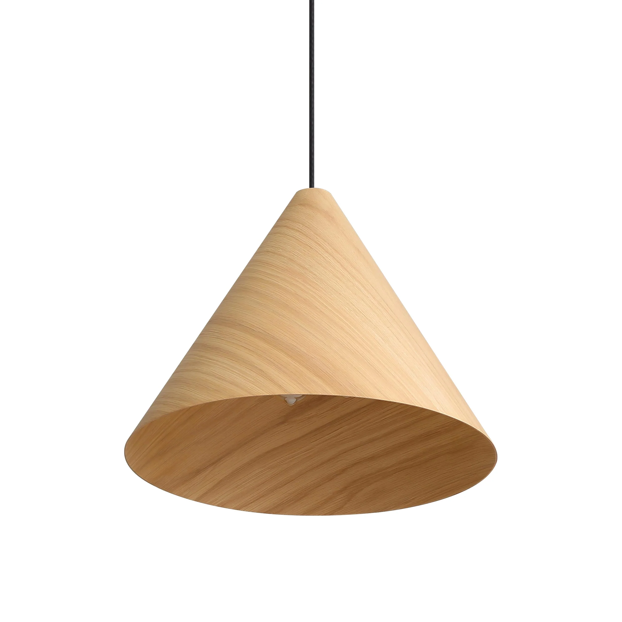 Conique 2-light Pendant in Light Walnut - Image 2