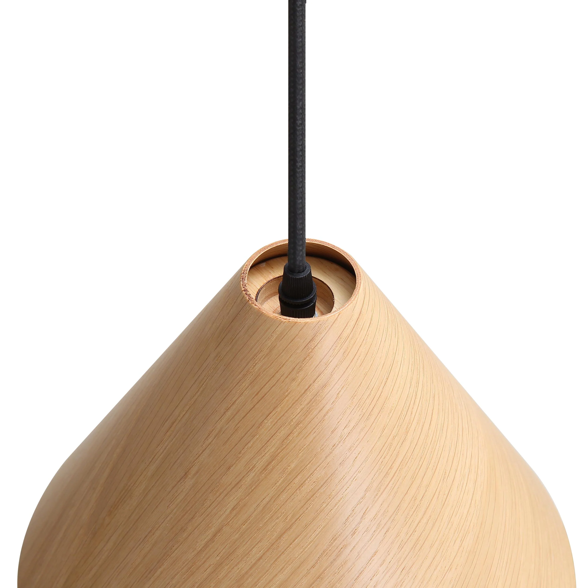 Conique 2-light Pendant in Light Walnut - Image 4