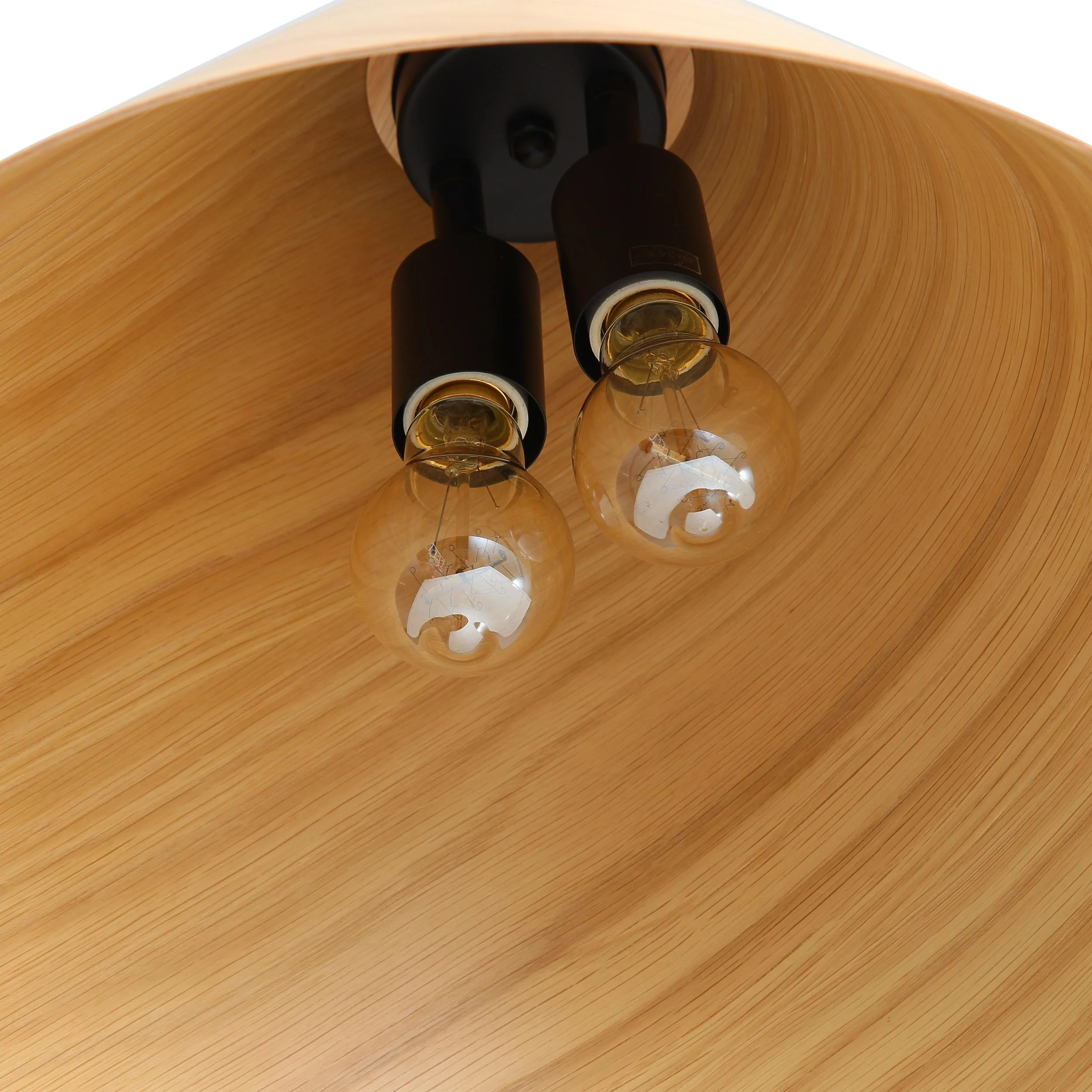 Conique 2-light Pendant in Light Walnut - Image 5