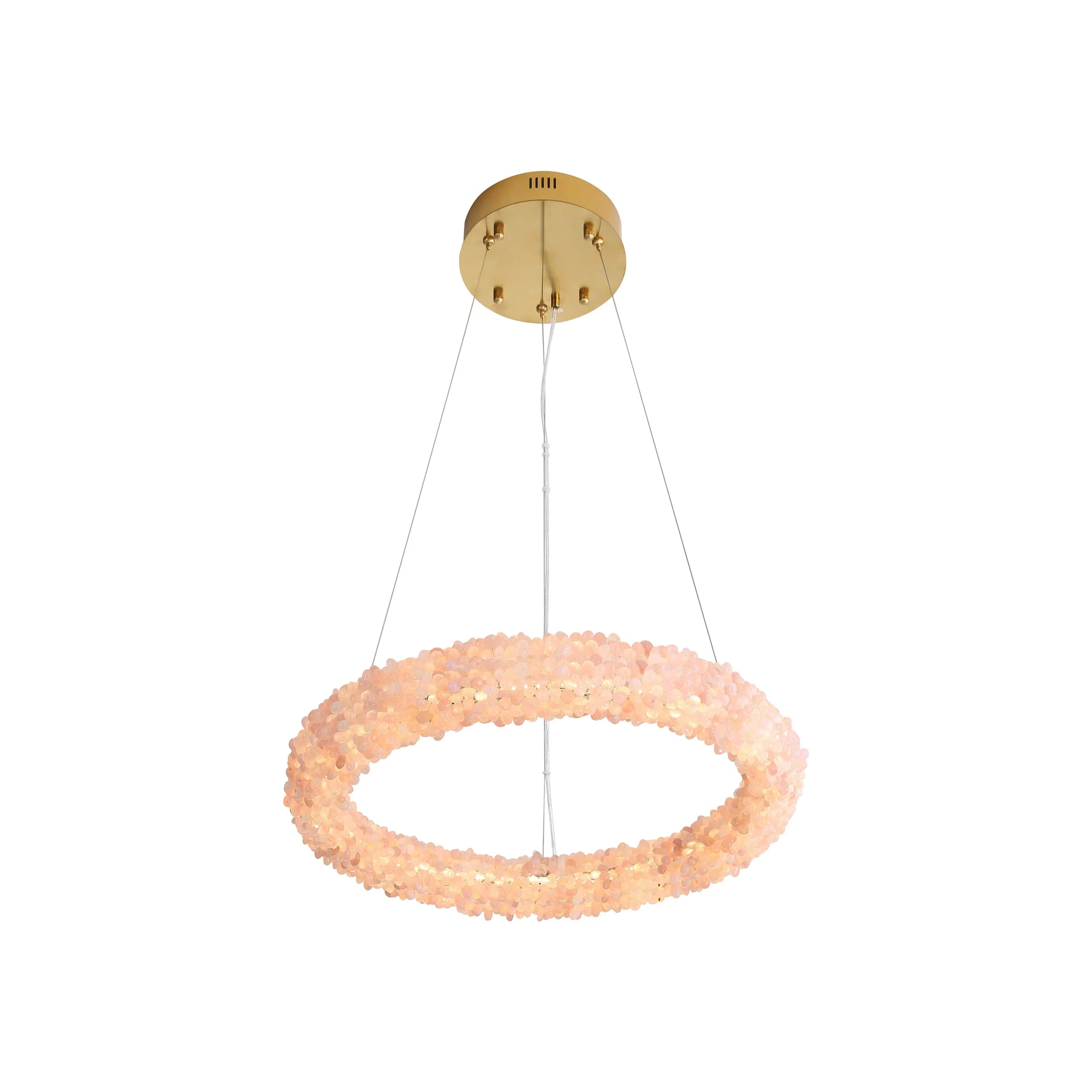 Corallo Integrated LED 22in Chandelier in Coral - Image 2