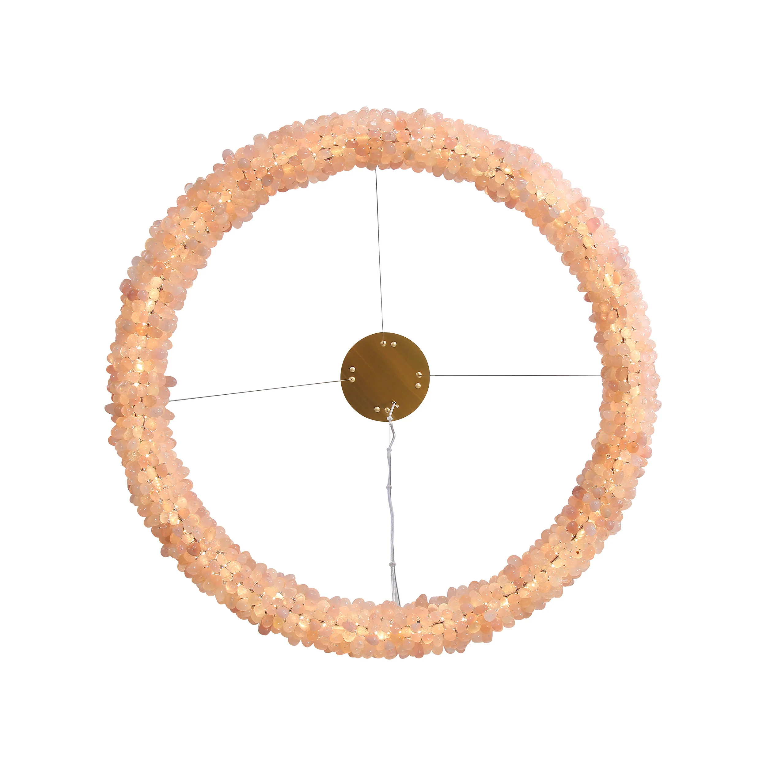 Corallo Integrated LED 22in Chandelier in Coral - Image 4