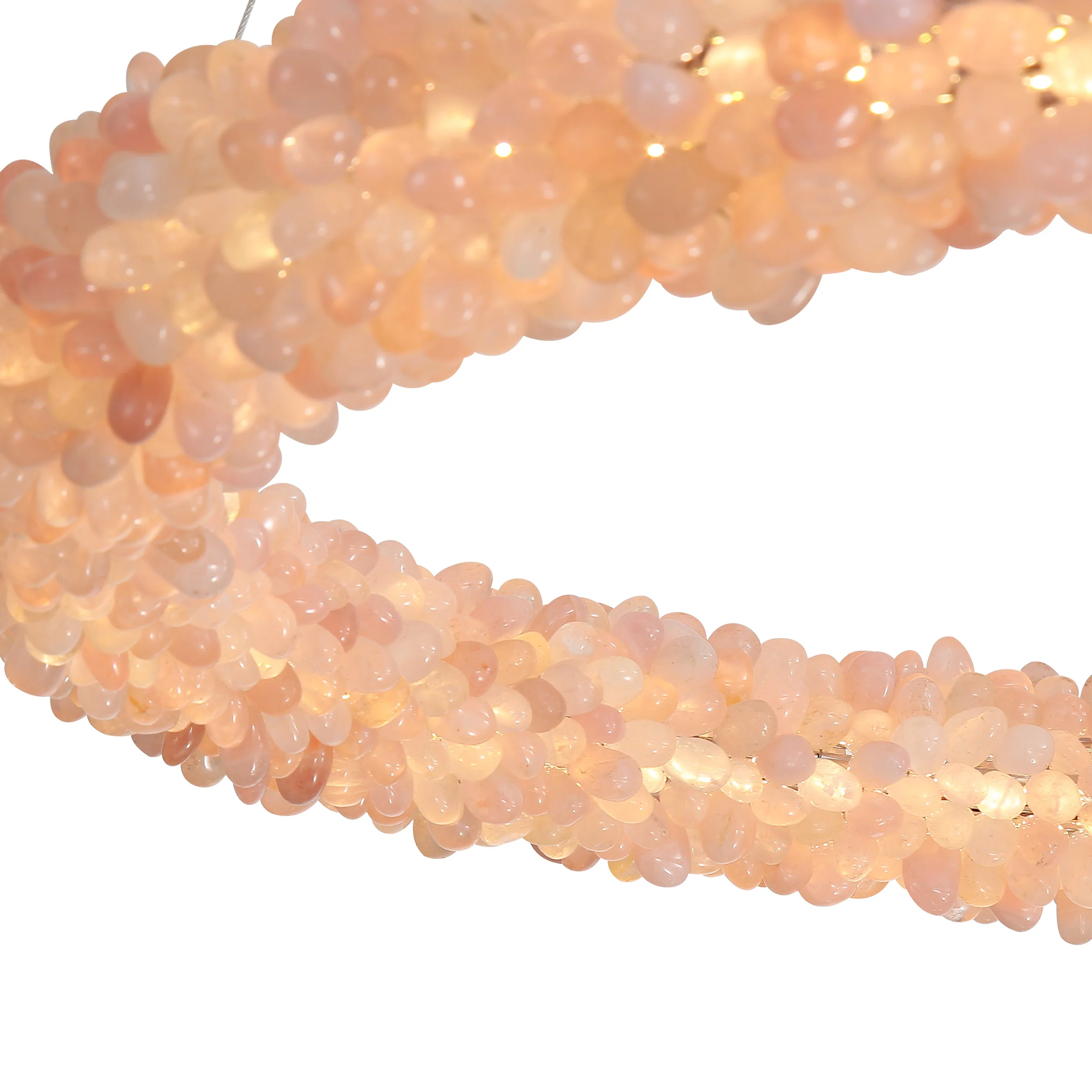Corallo Integrated LED 22in Chandelier in Coral - Image 5