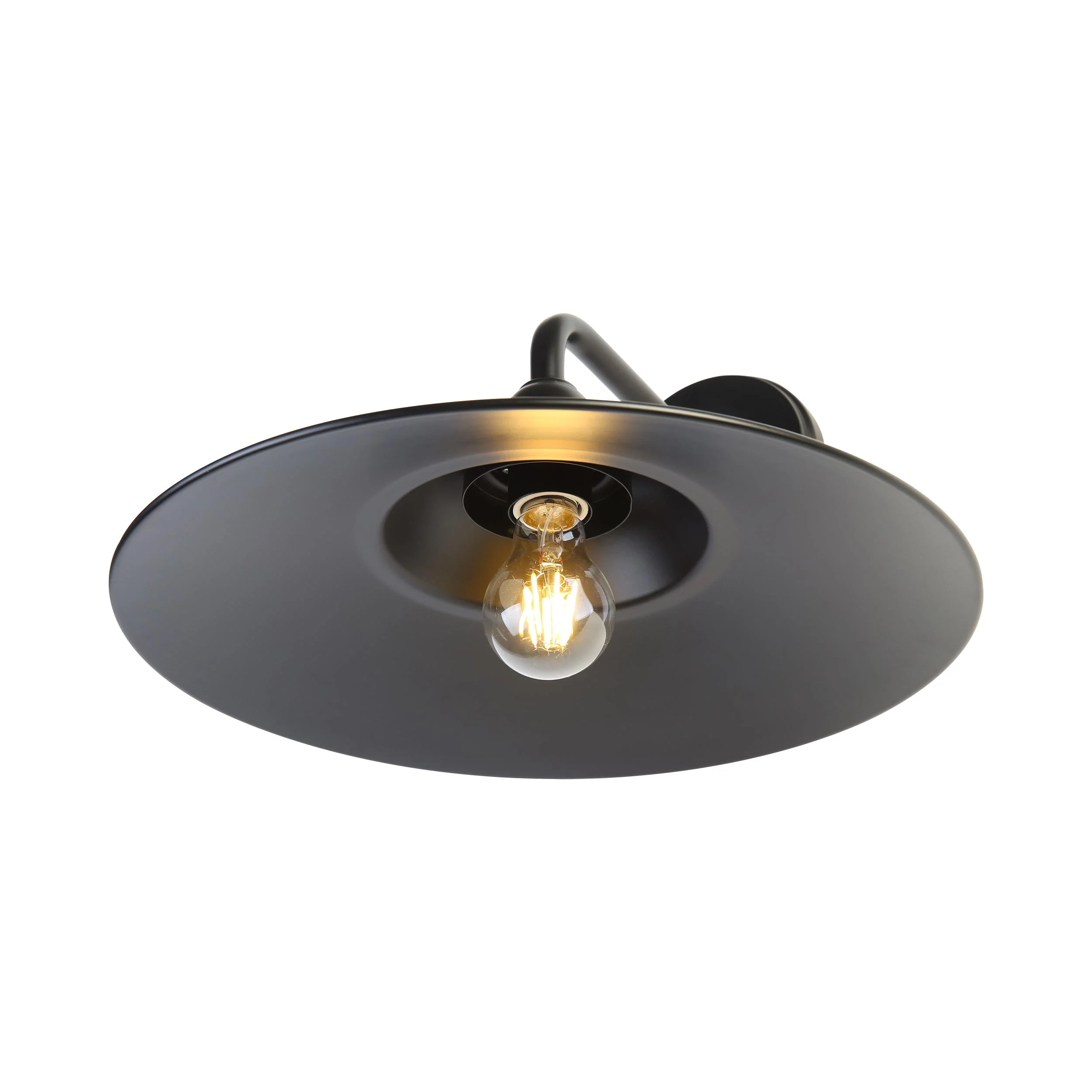 Croma 1-light Wall Sconce in Matte Black shade - Image 4