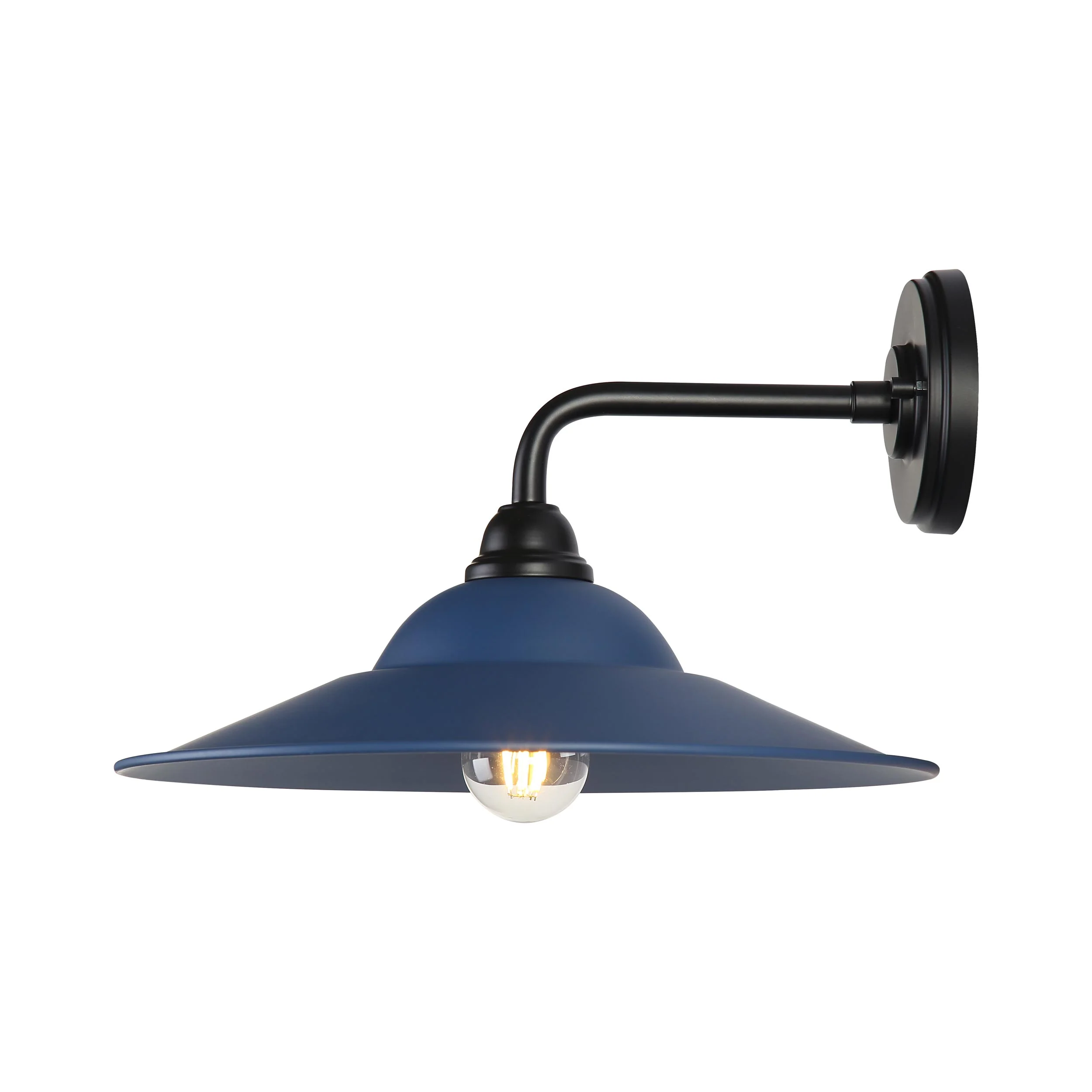 Croma 1-light Wall Sconce in Matte Blue shade - Image 4