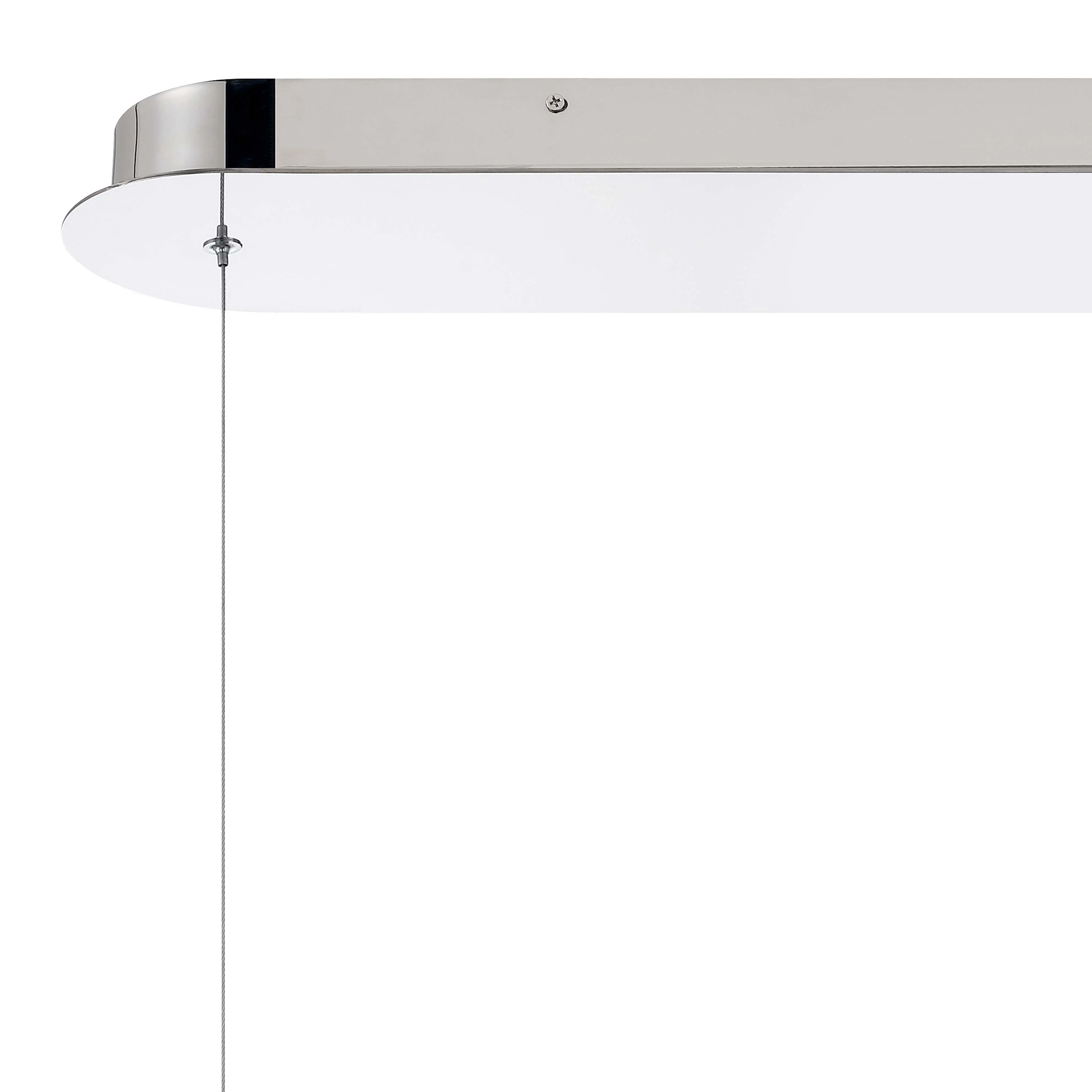 Crystallo Integrated LED Island Light in Polished Nickel - Image 7