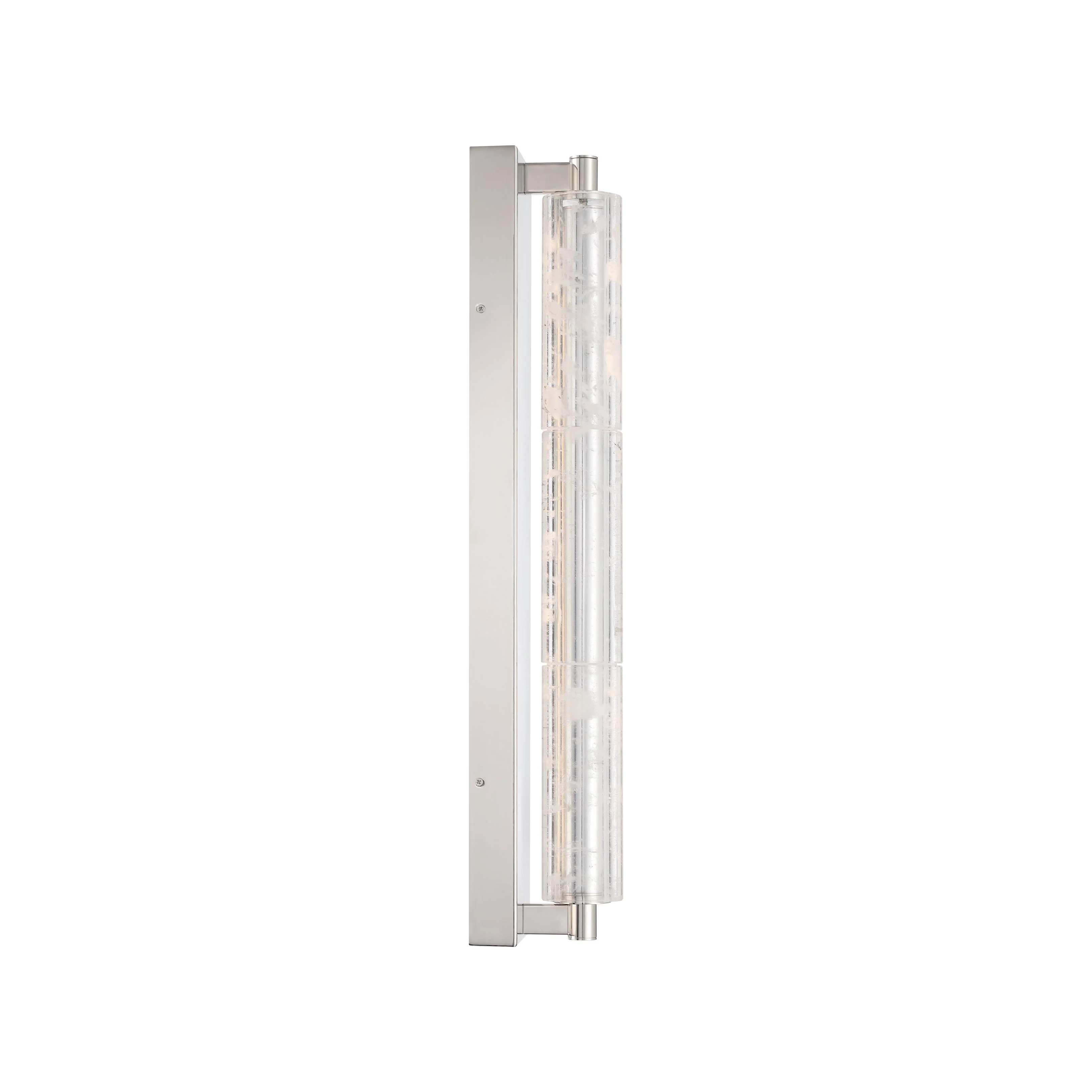 Crystallo Integrated LED Wall Sconce in Polished Nickel - Image 3