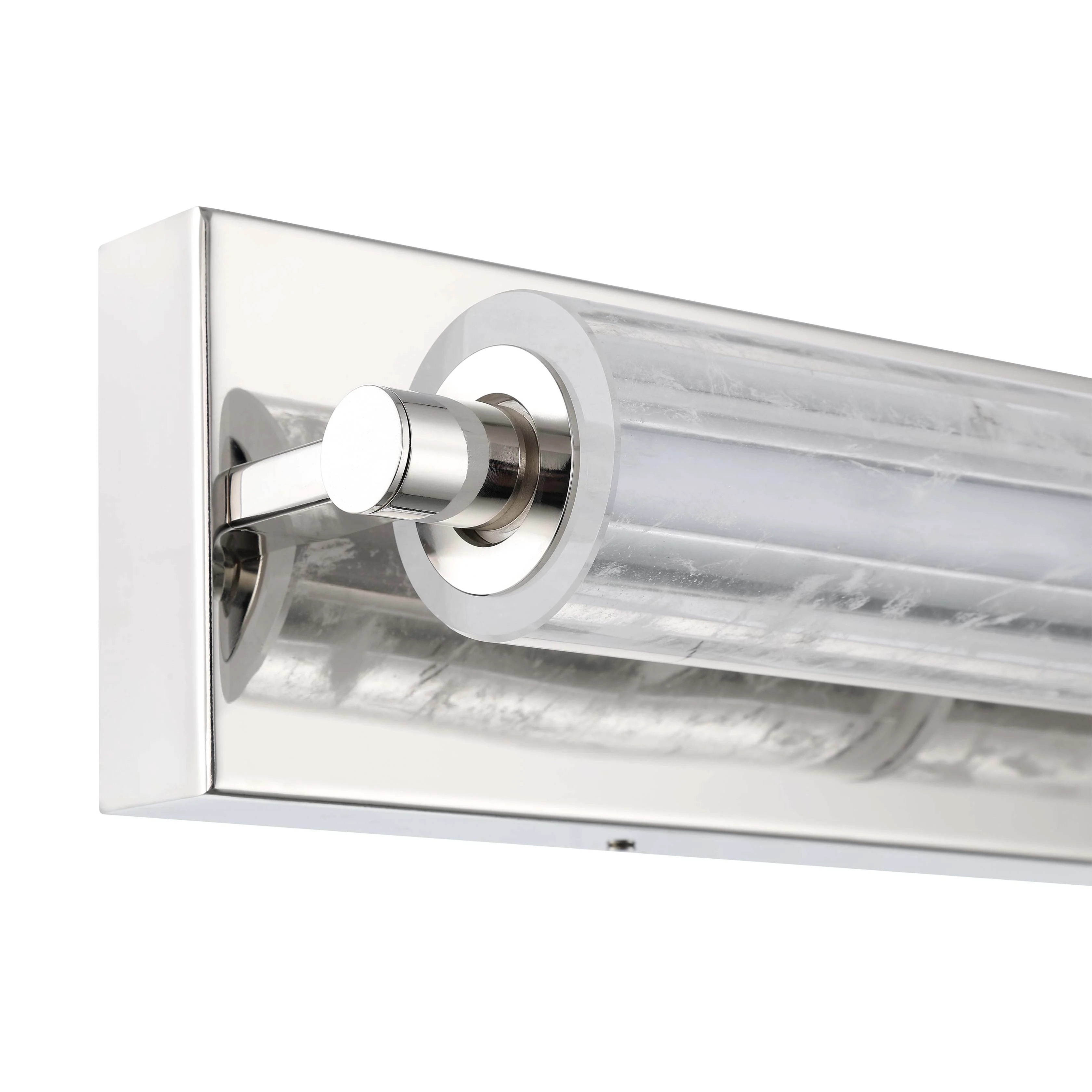 Crystallo Integrated LED Wall Sconce in Polished Nickel - Image 6