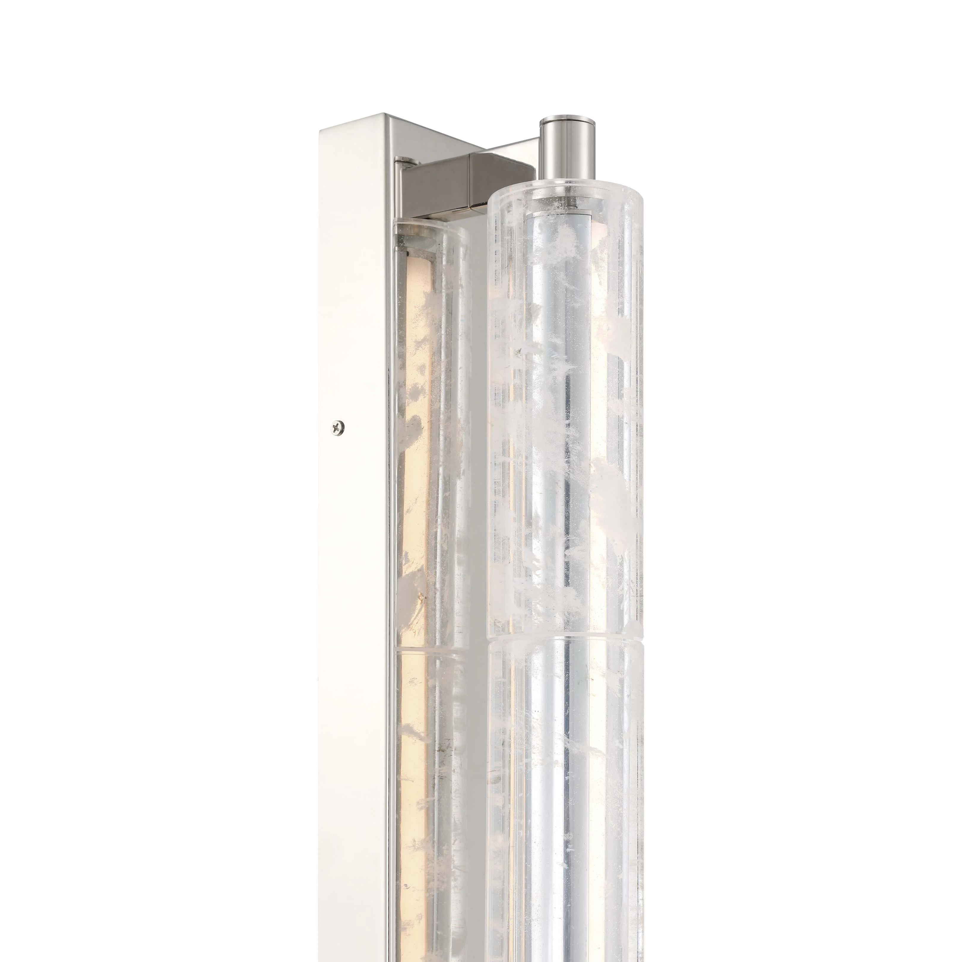 Crystallo Integrated LED Wall Sconce in Polished Nickel - Image 7