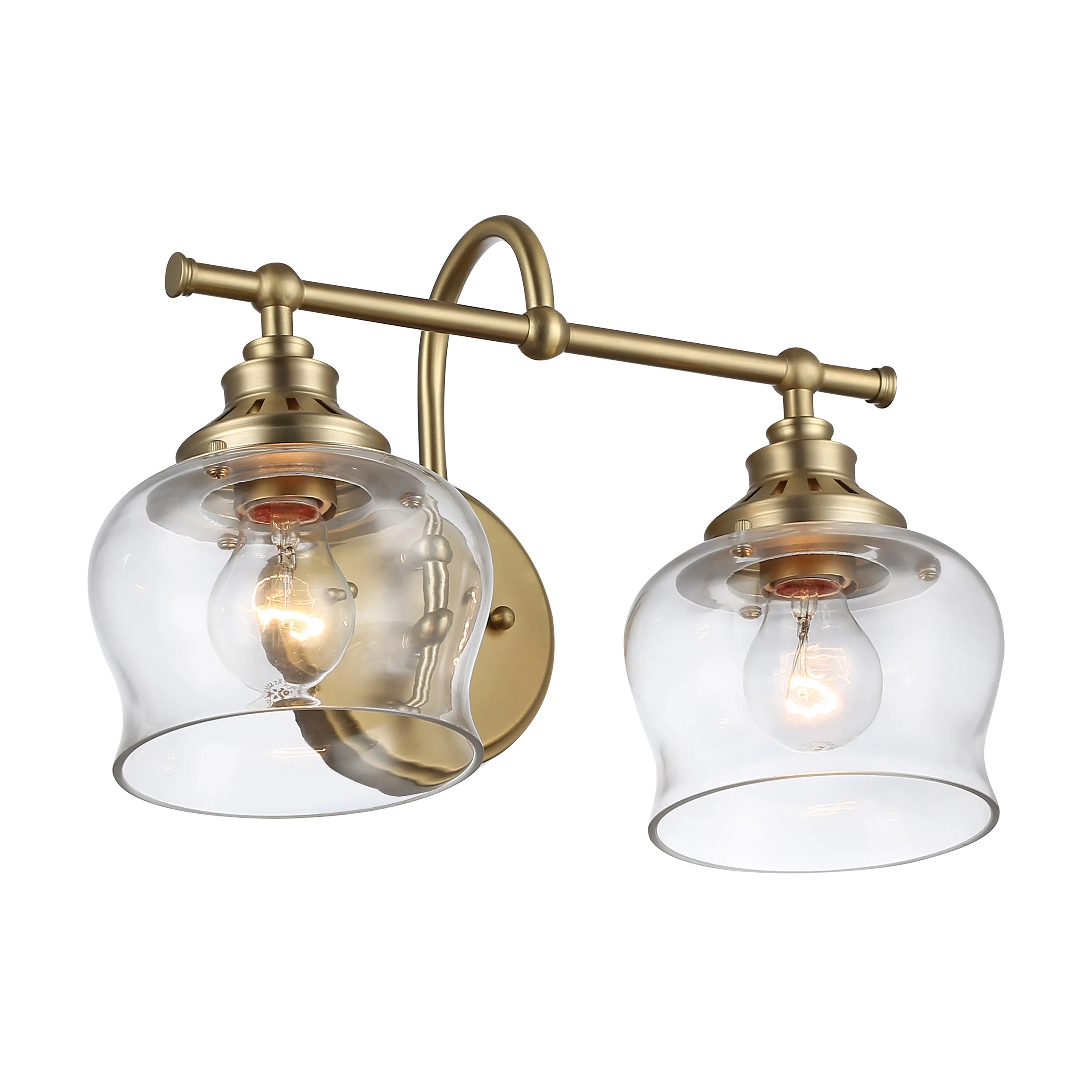 Daphne 2-light Vanity in Brushed Champagne Brass - Image 4