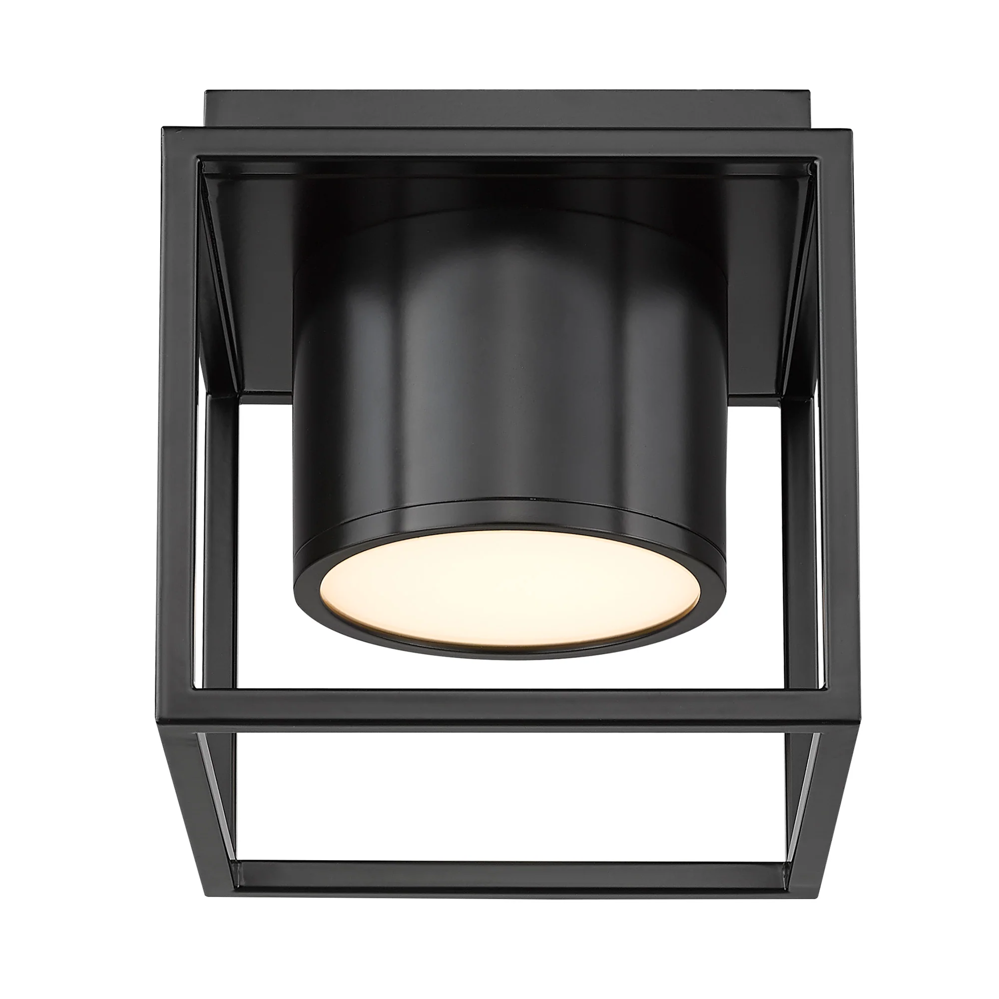 Desmond Integrated LED Flush Mount in Matte Black - Image 3