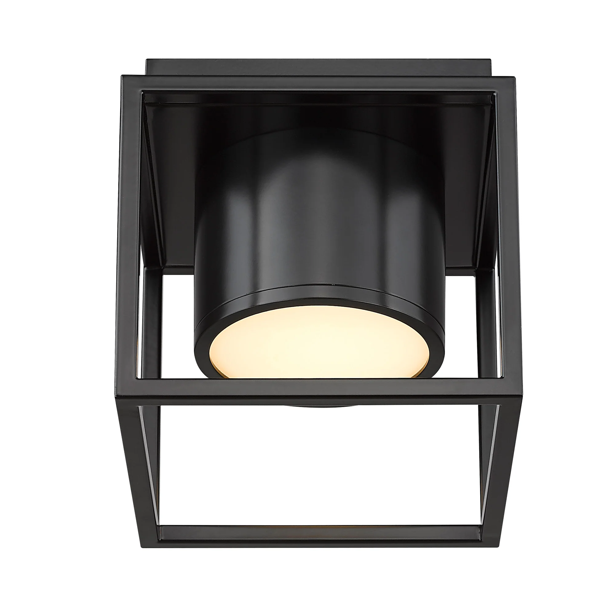 Desmond Integrated LED Flush Mount in Matte Black - Image 4