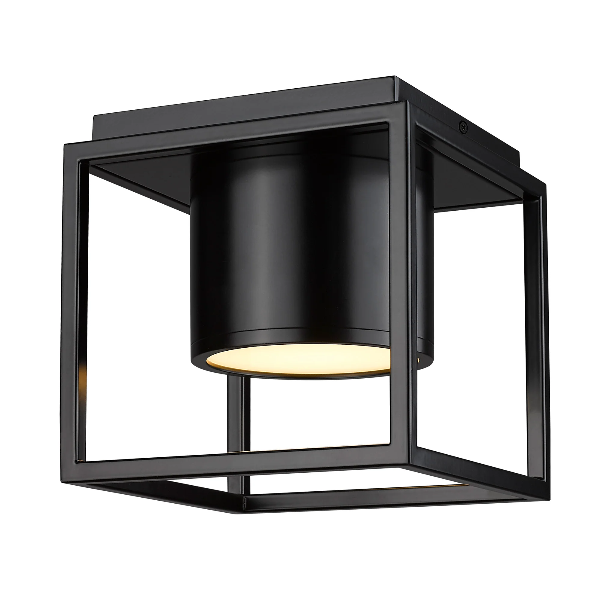 Desmond Integrated LED Flush Mount in Matte Black - Image 5