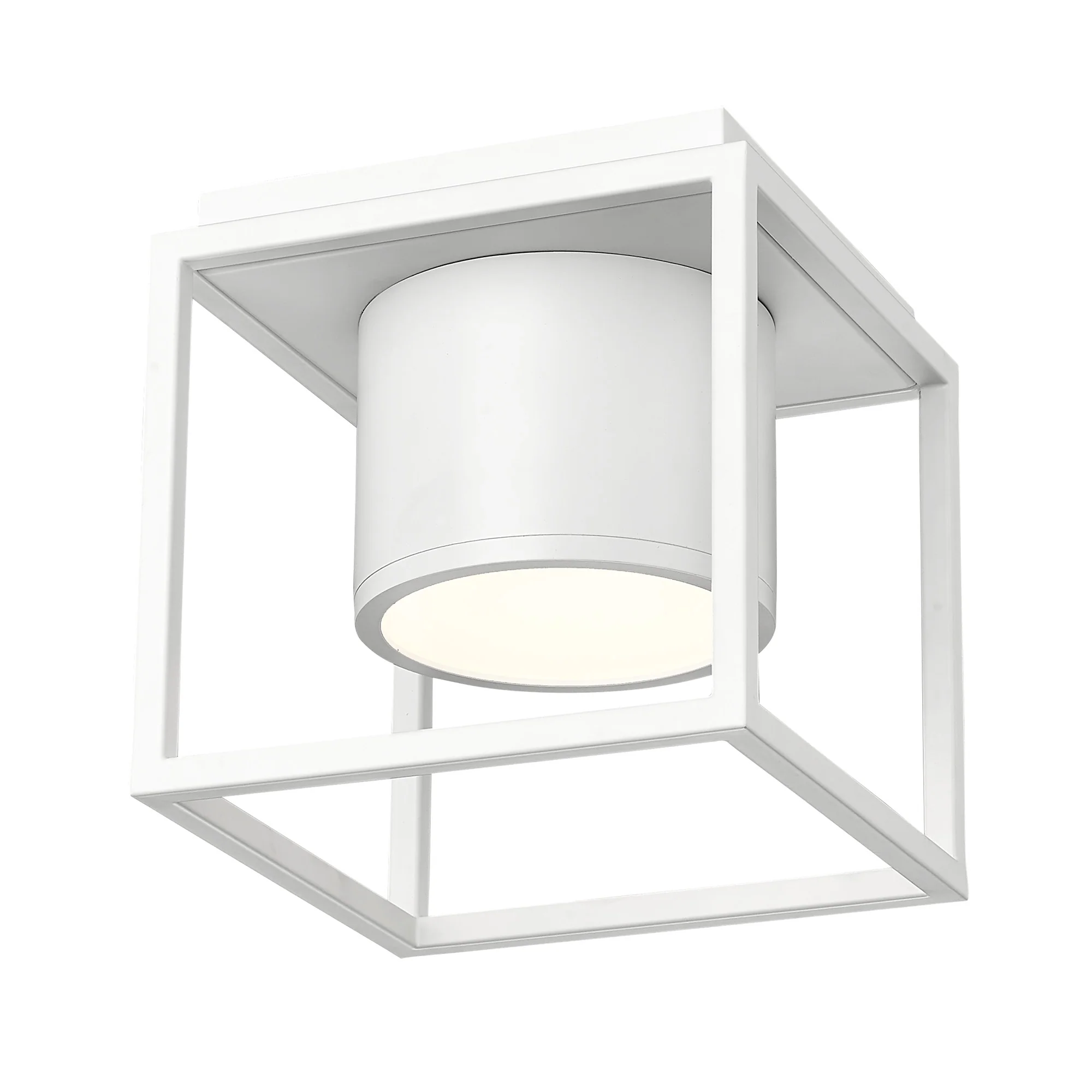 Desmond Integrated LED Flush Mount in Matte White
