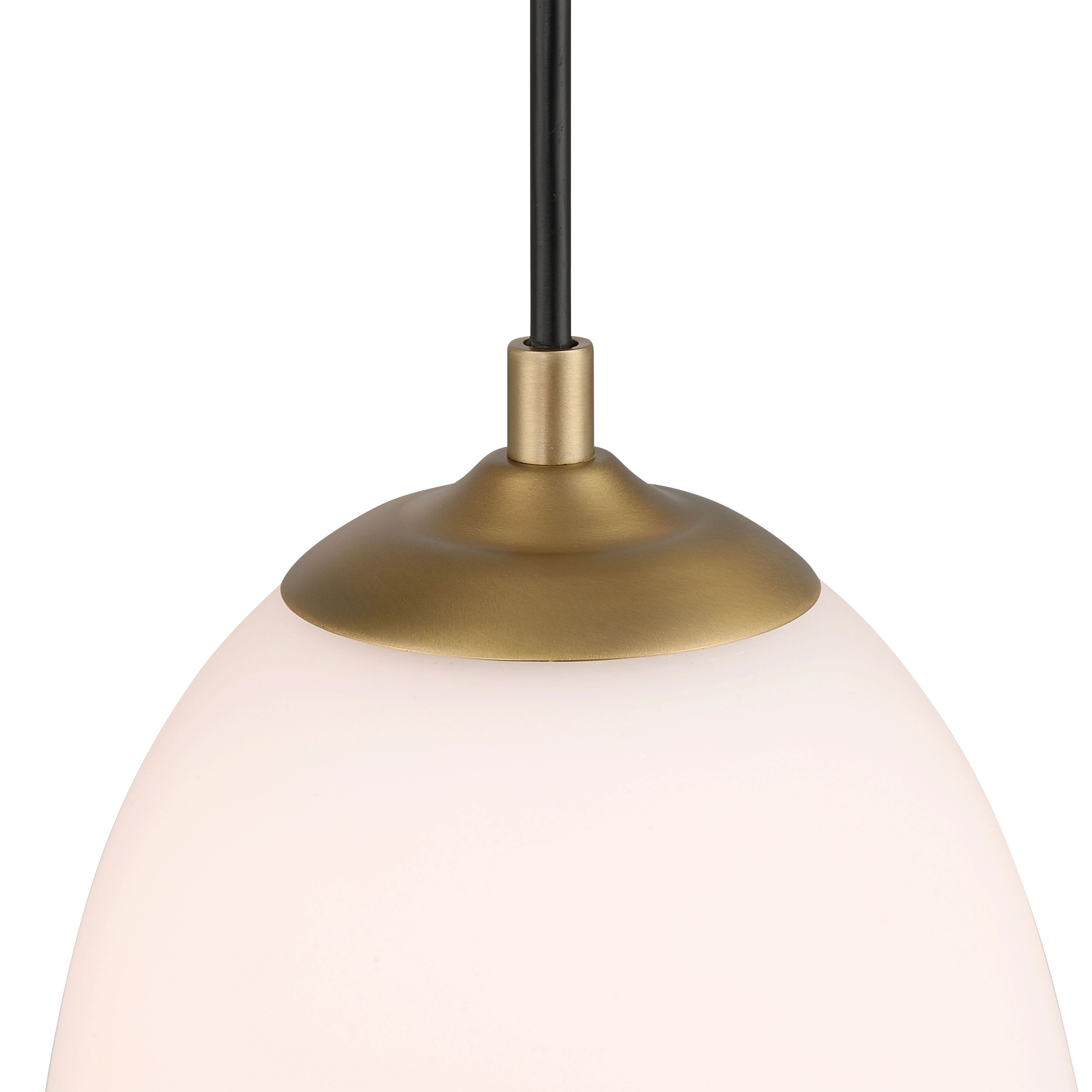 Dorinda 1-light Pendant in Brushed Champagne Brass - Image 4