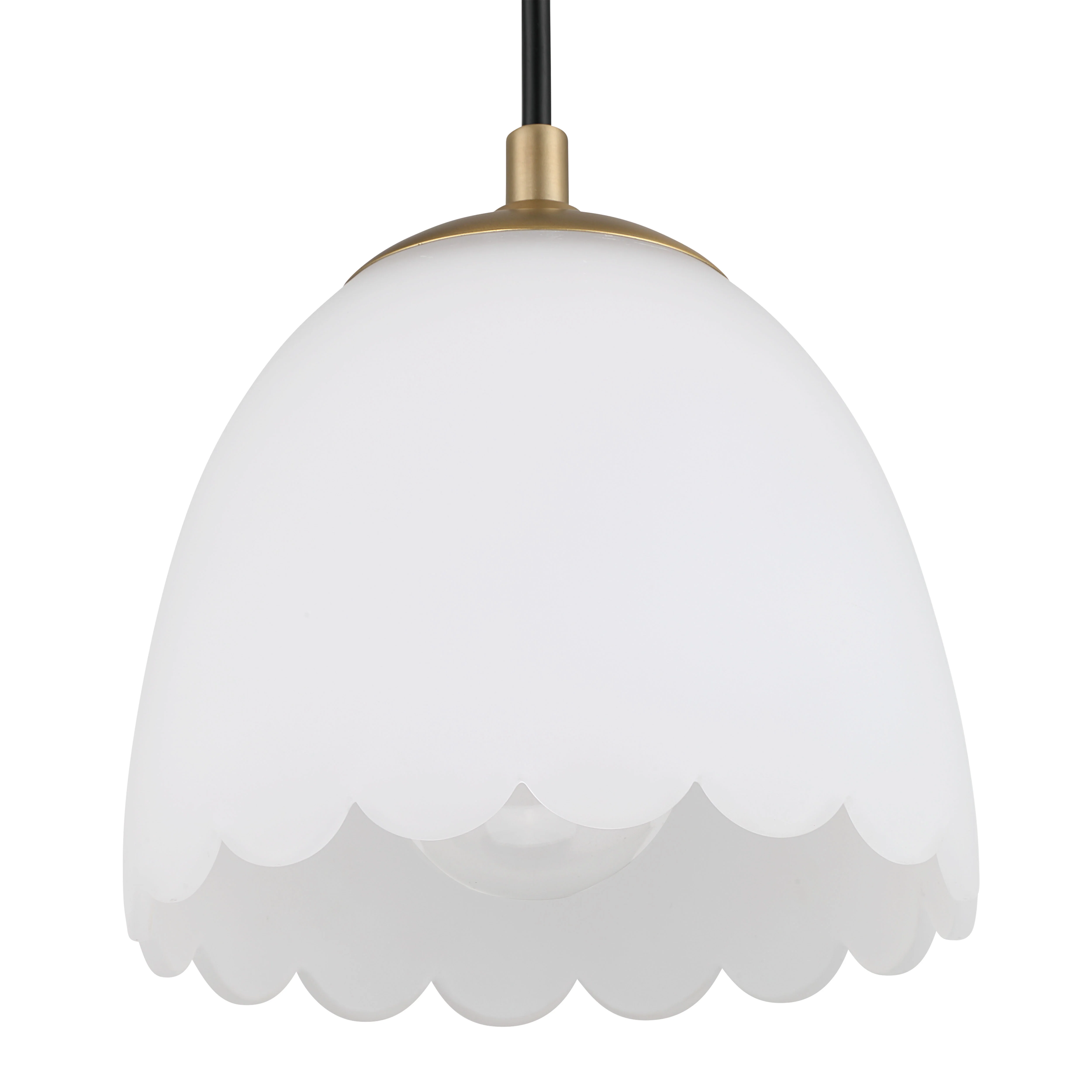 Dorinda 1-light Pendant in Brushed Champagne Brass - Image 5