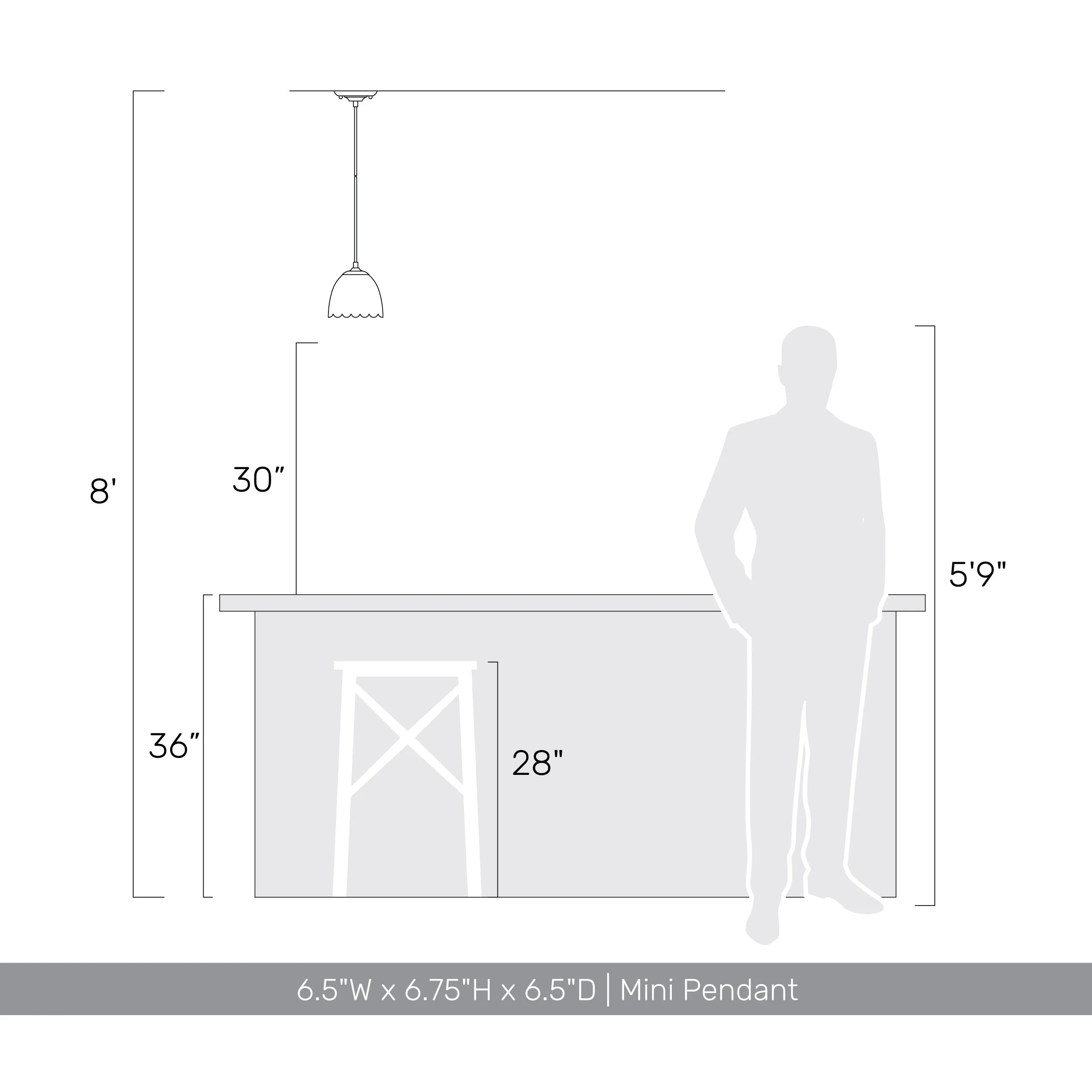 Dorinda 1-light Pendant in Brushed Champagne Brass - Image 7