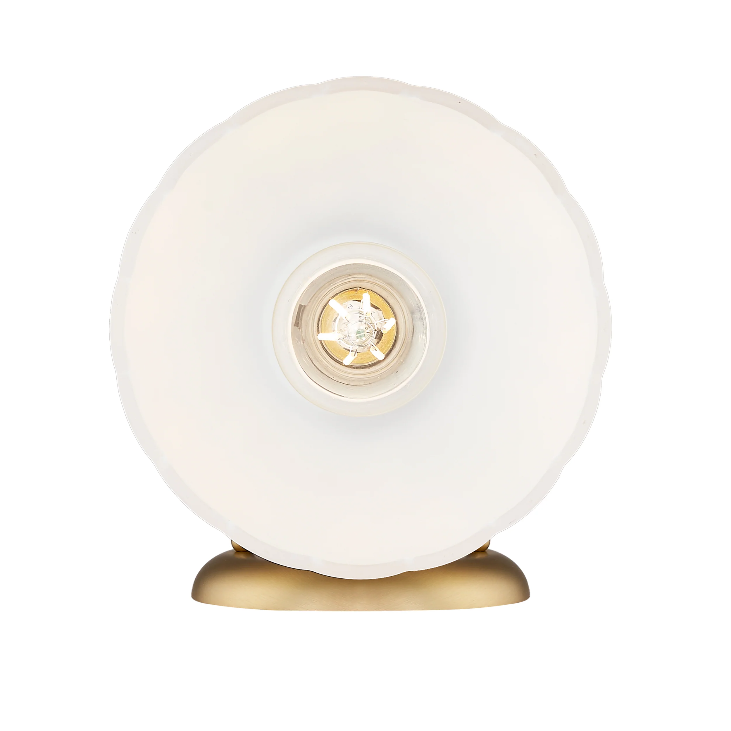 Dorinda 1-Light Wall Sconce in Brushed Champagne Bronze with Opal Glass - Image 5