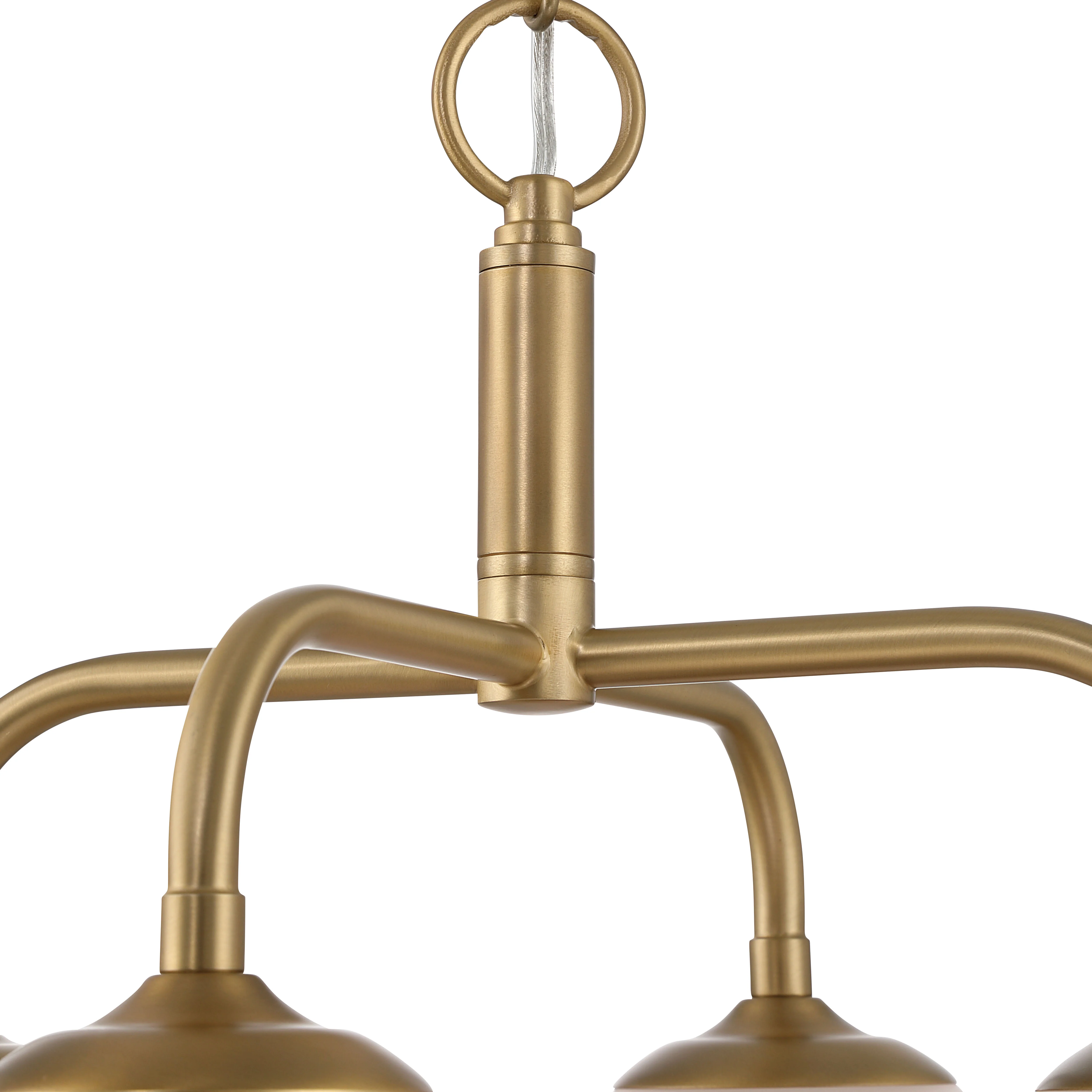 Dorinda 4-light Pendant in Brushed Champagne Brass - Image 5