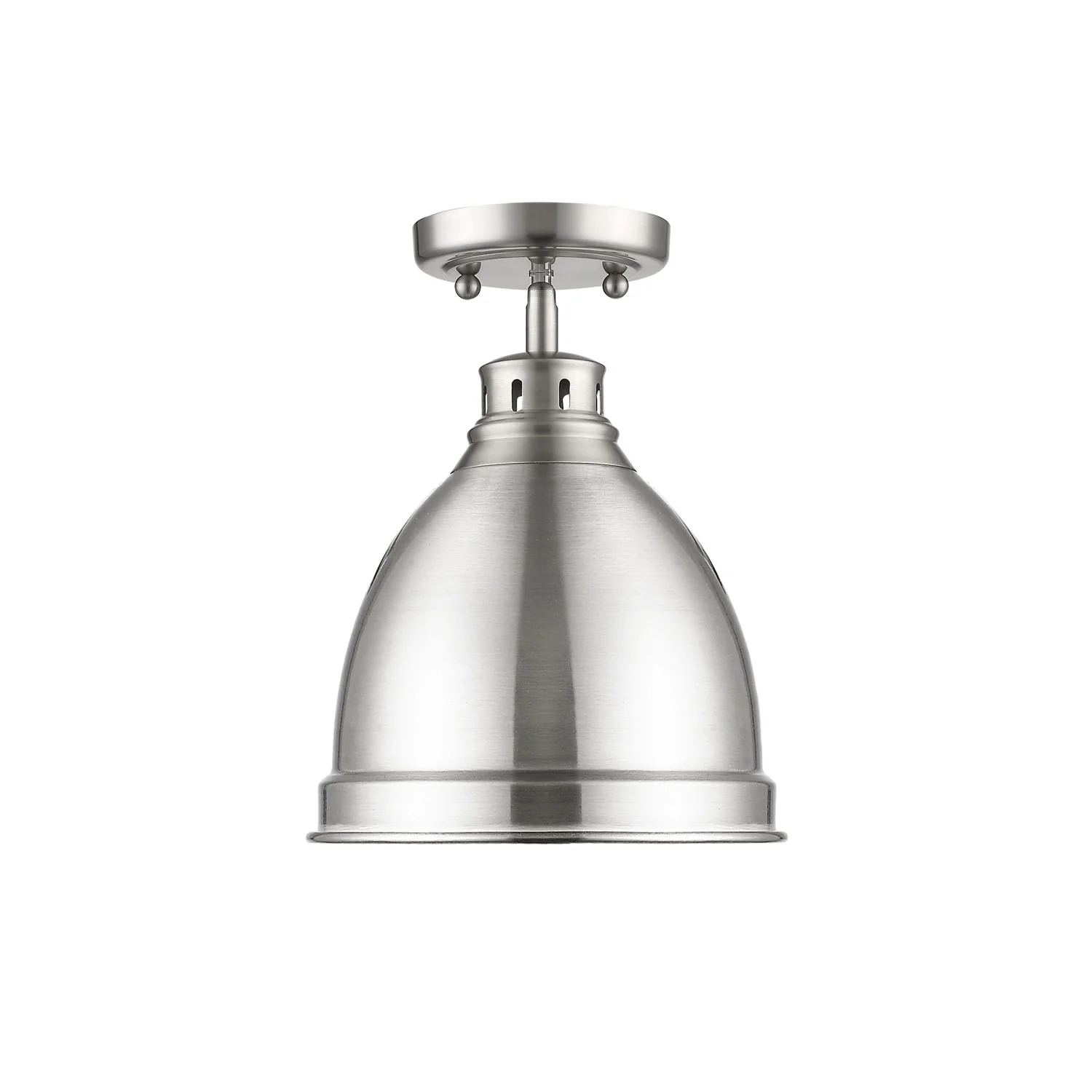 Duncan 1-light Flush Mount in Pewter - Image 3