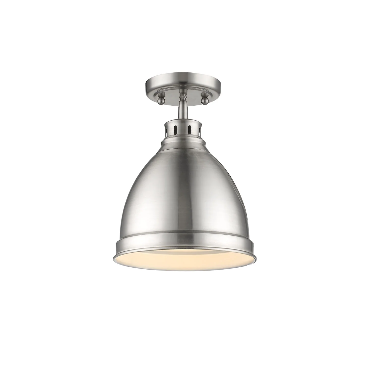 Duncan 1-light Flush Mount in Pewter - Image 4