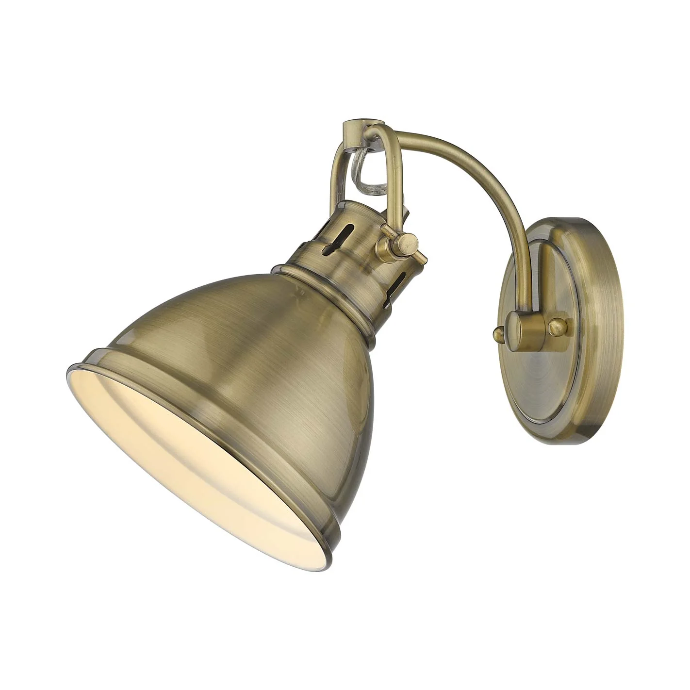 Duncan 1-light Vanity in Aged Brass - Image 3