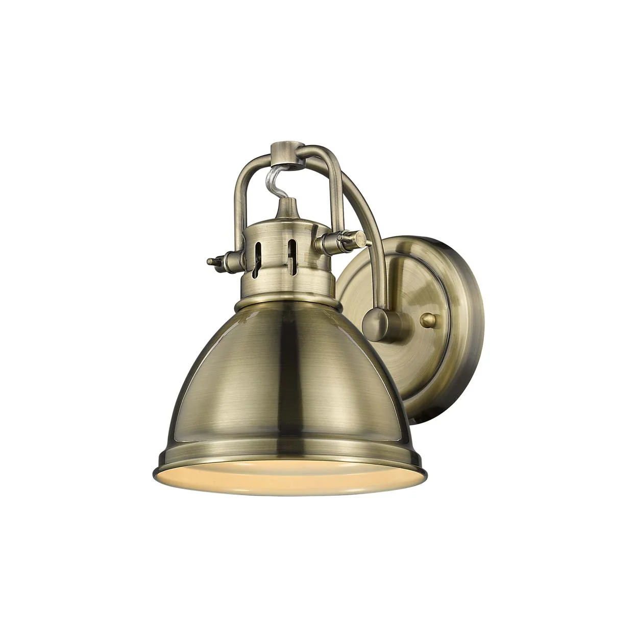 Duncan 1-light Vanity in Aged Brass - Image 4