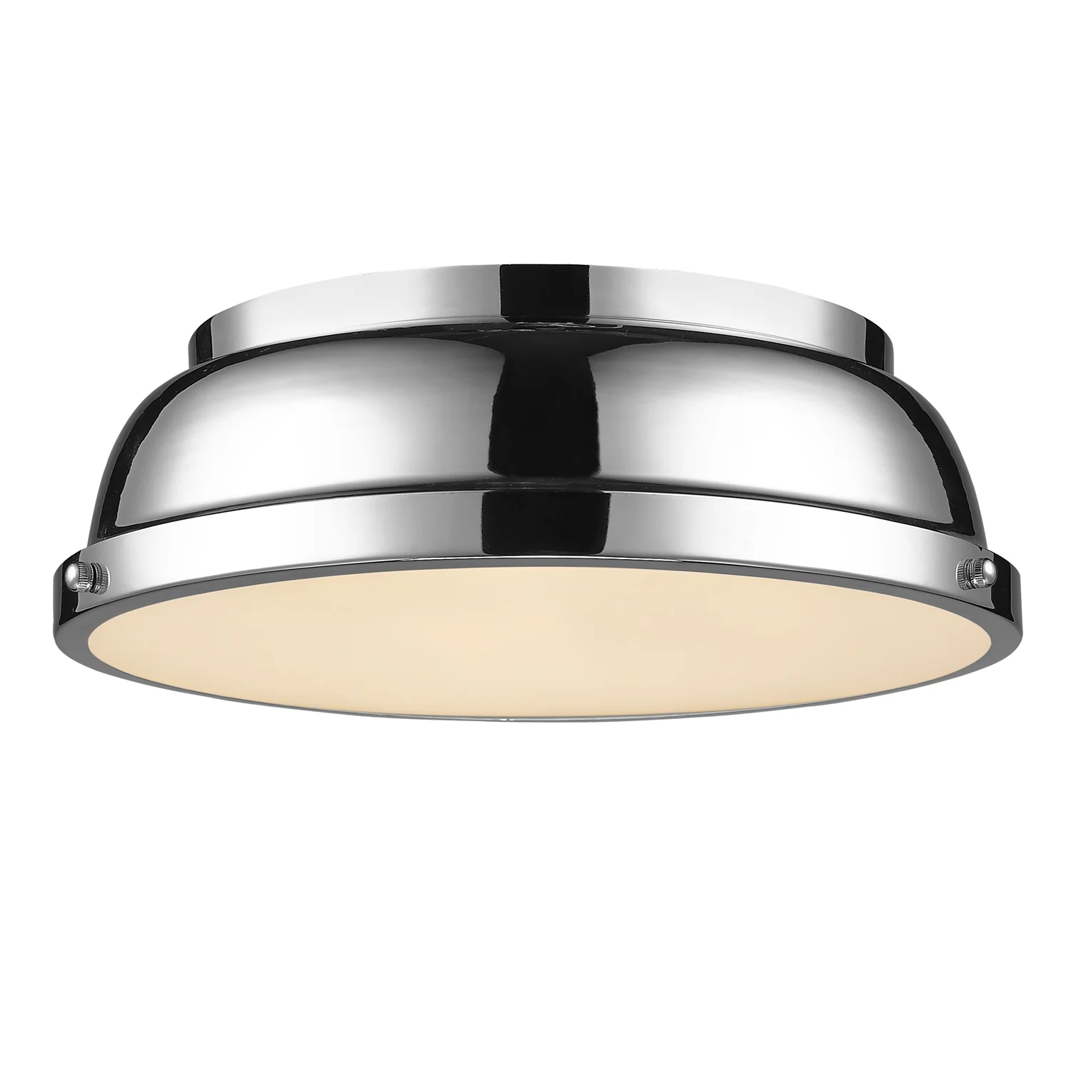 Duncan 2-light Flush Mount in Chrome