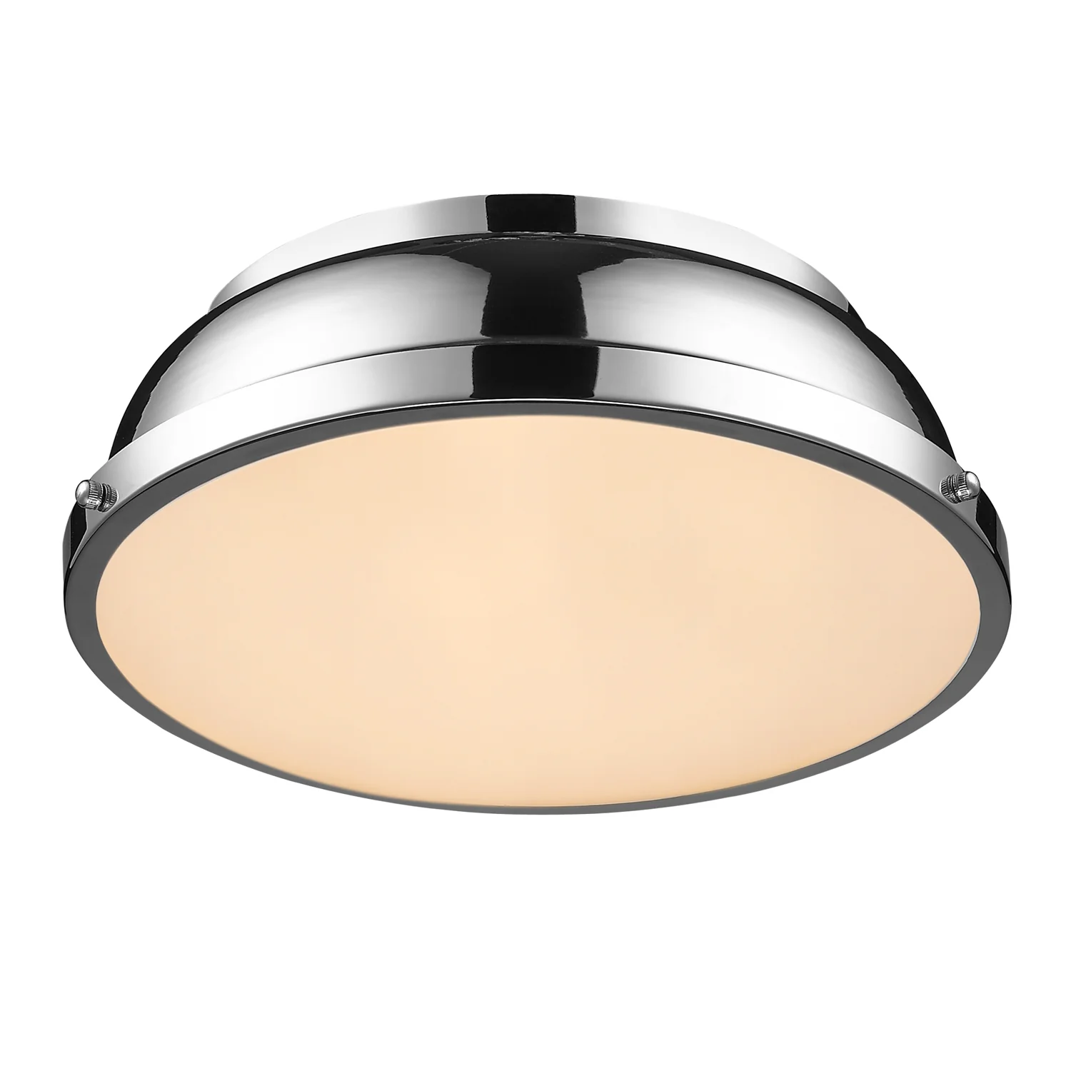Duncan 2-light Flush Mount in Chrome - Image 2