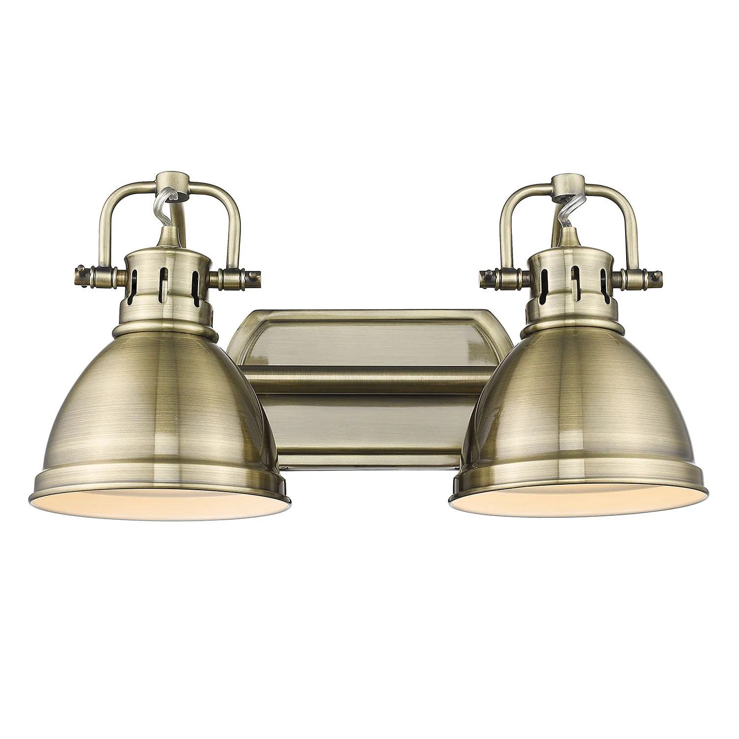 Duncan 2-light Vanity in Aged Brass - Image 3