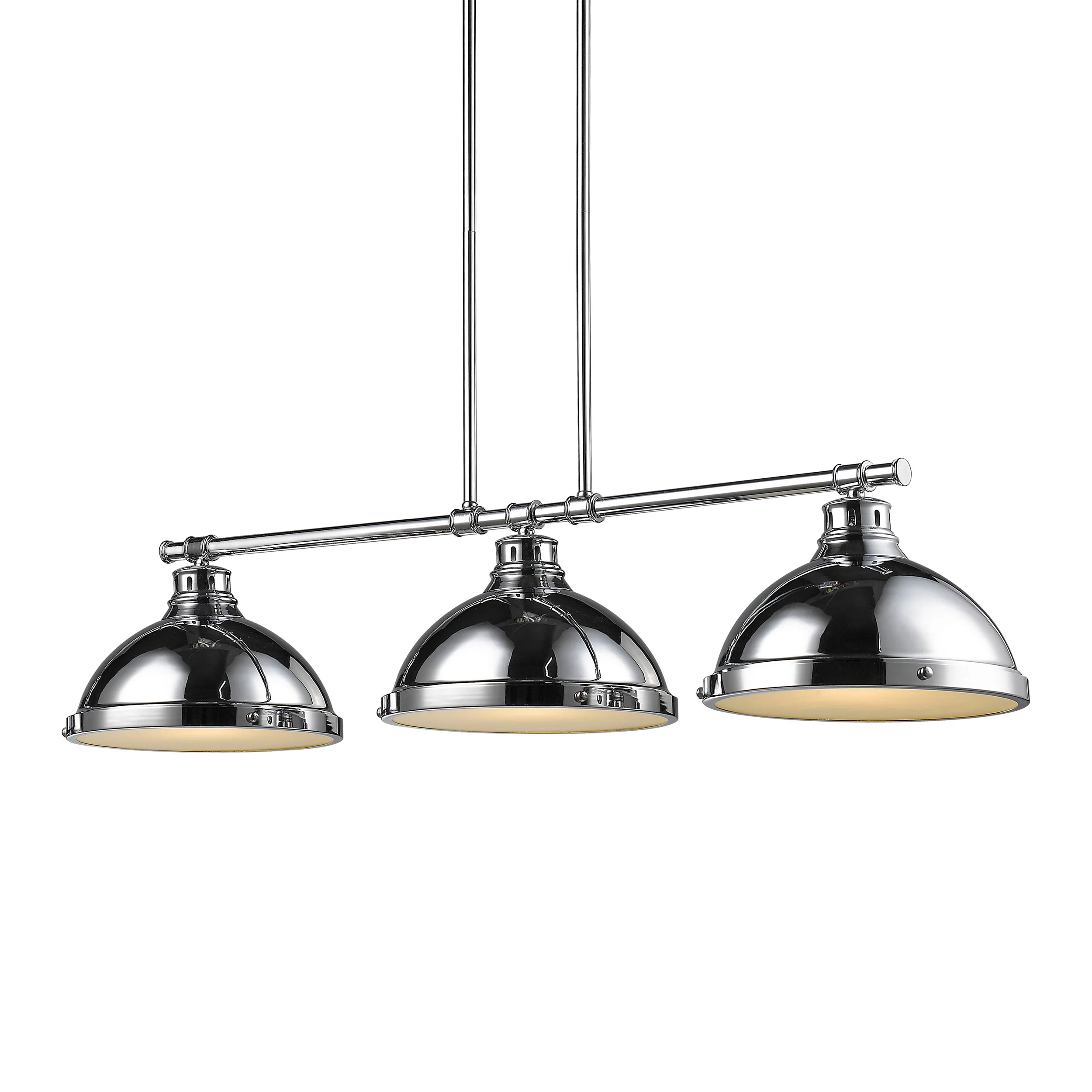 Duncan 3-light Island Light in Chrome