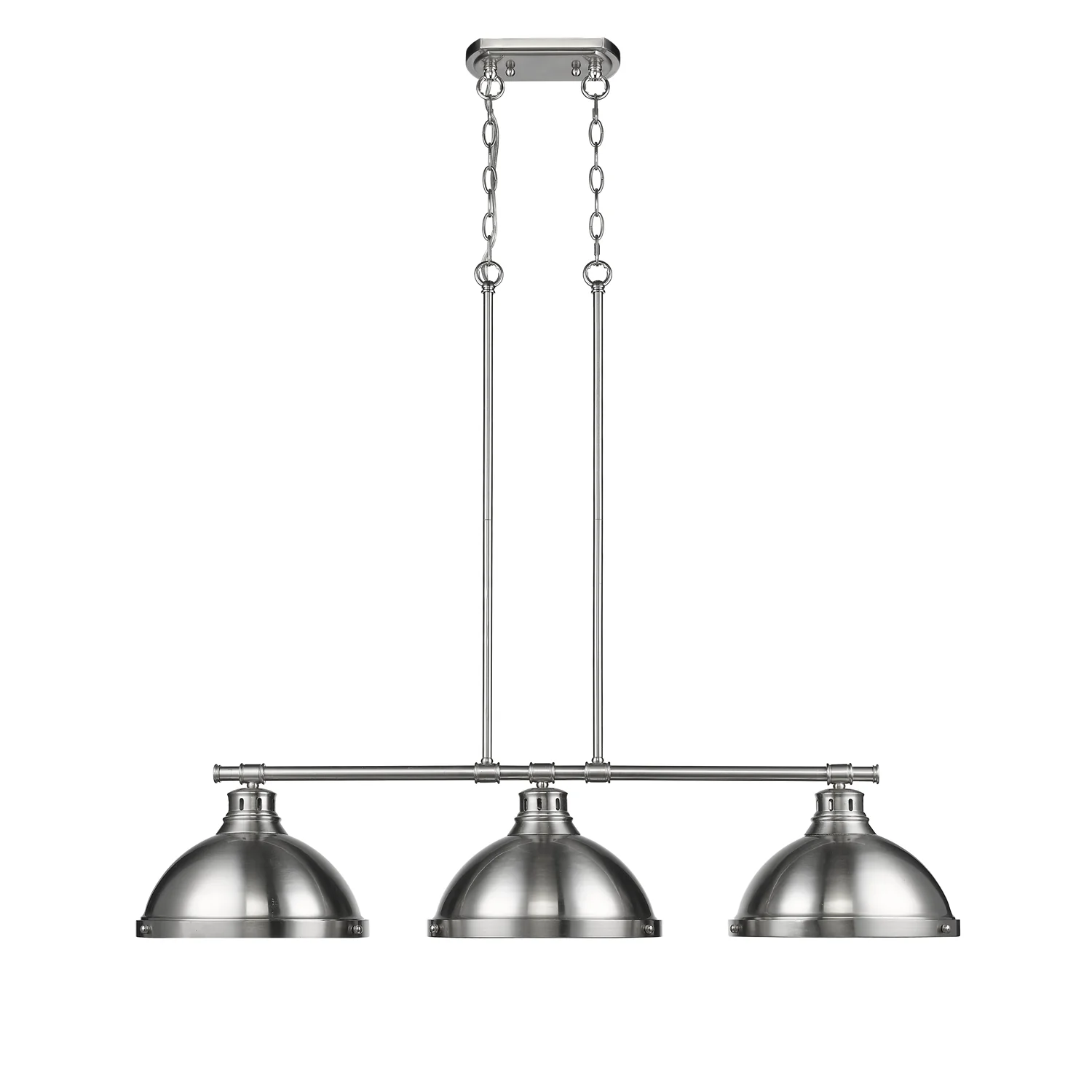 Duncan 3-light Island Light in Pewter - Image 3