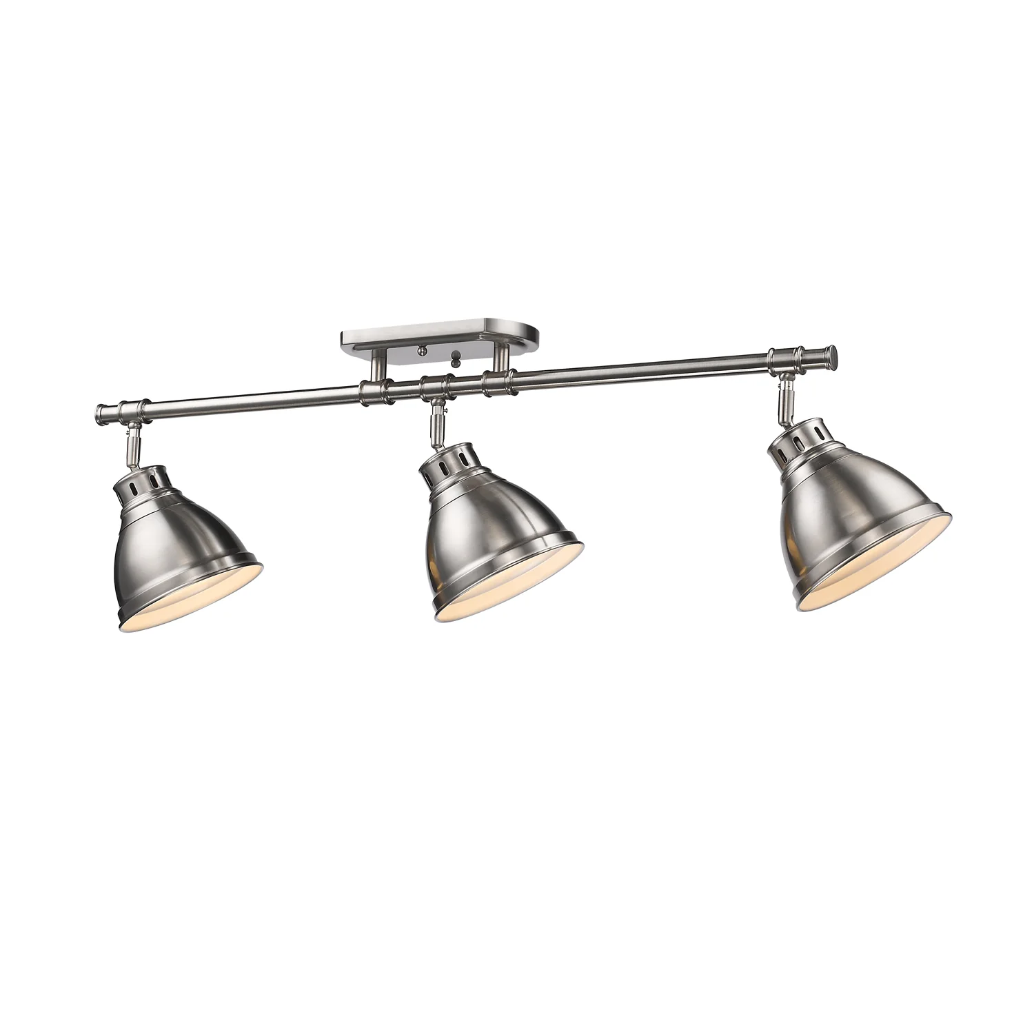 Duncan 3-light Semi-Flush Mount in Pewter - Image 2