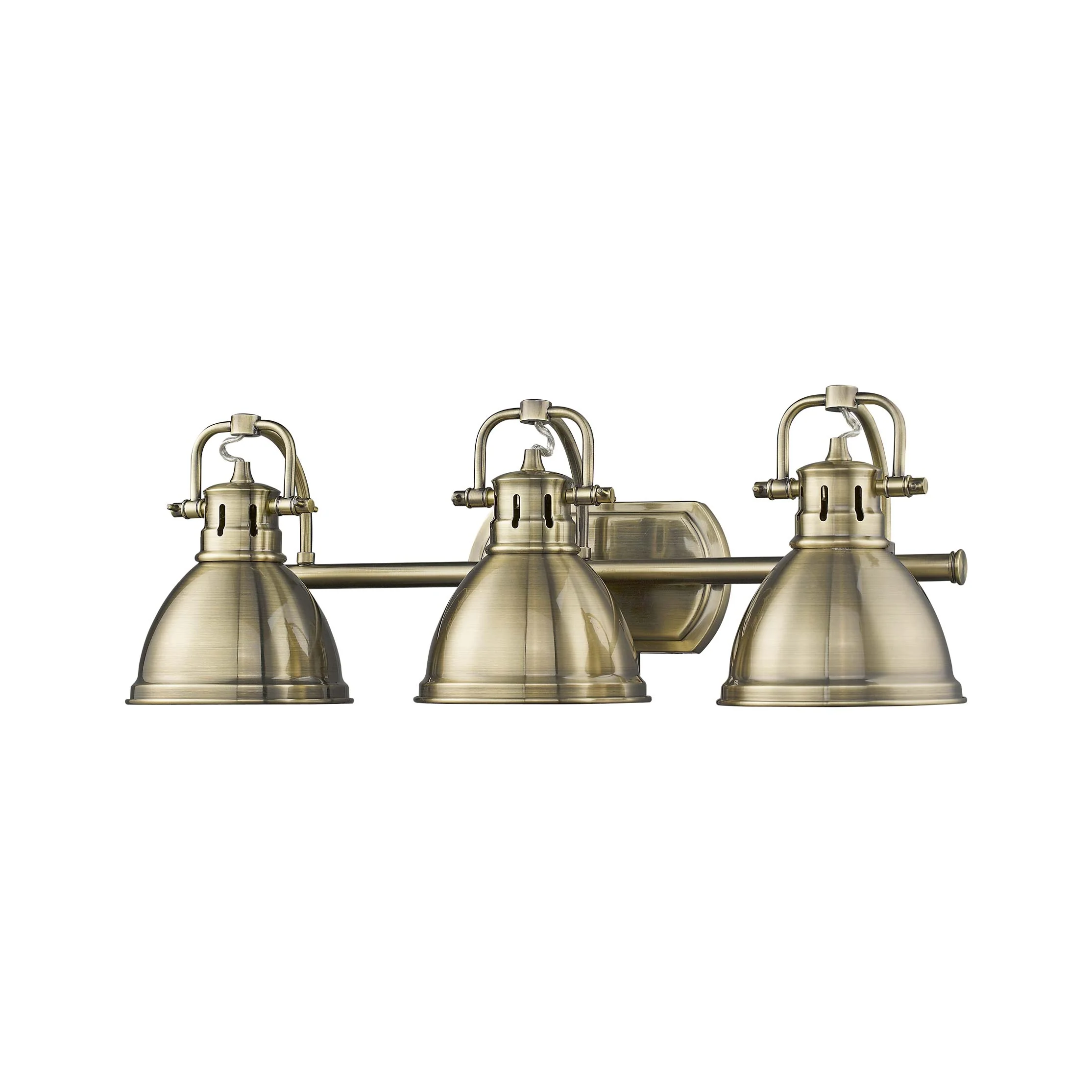 Duncan 3-light Vanity in Aged Brass - Image 2