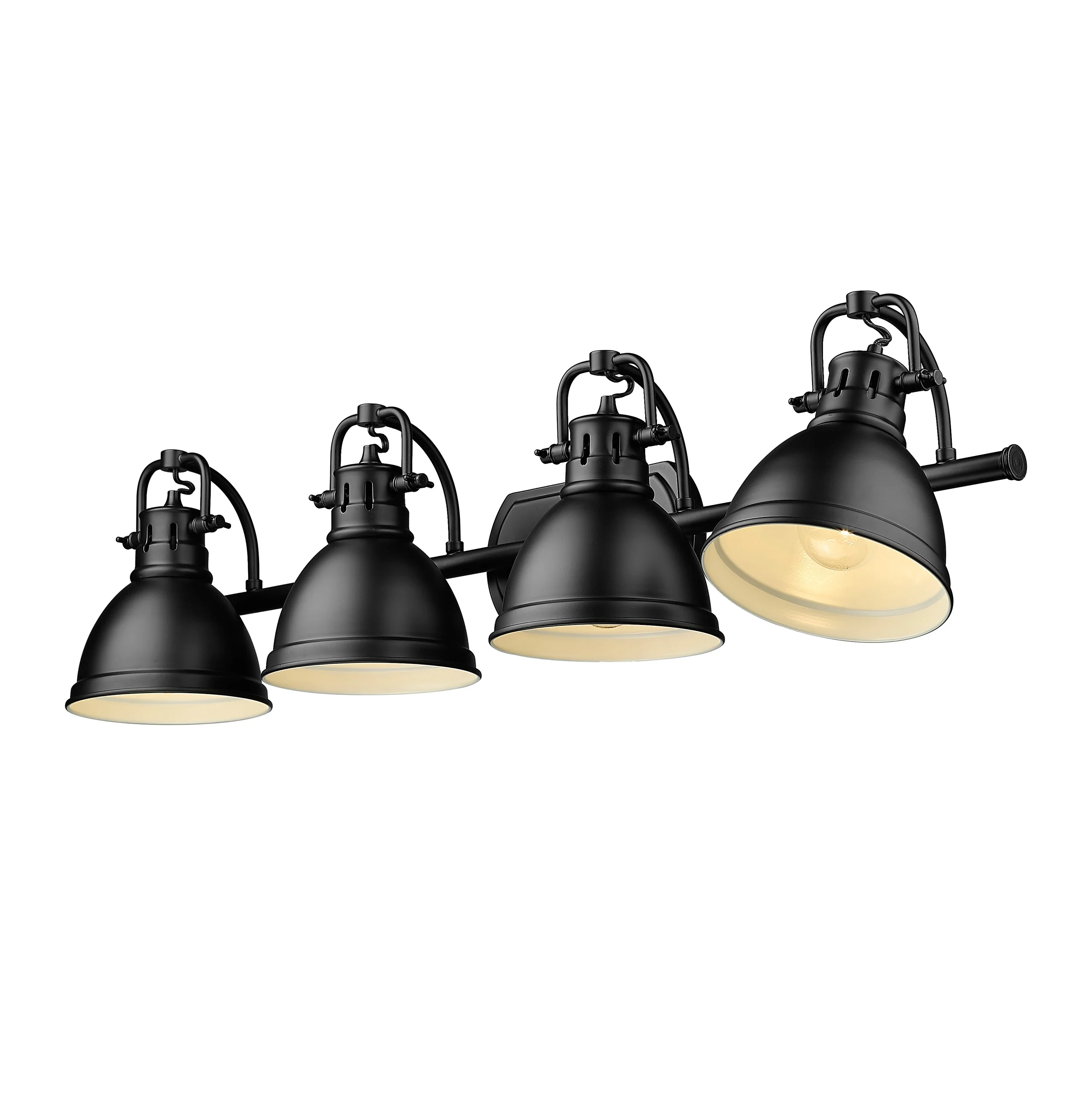 Duncan 4-light Vanity in Matte Black