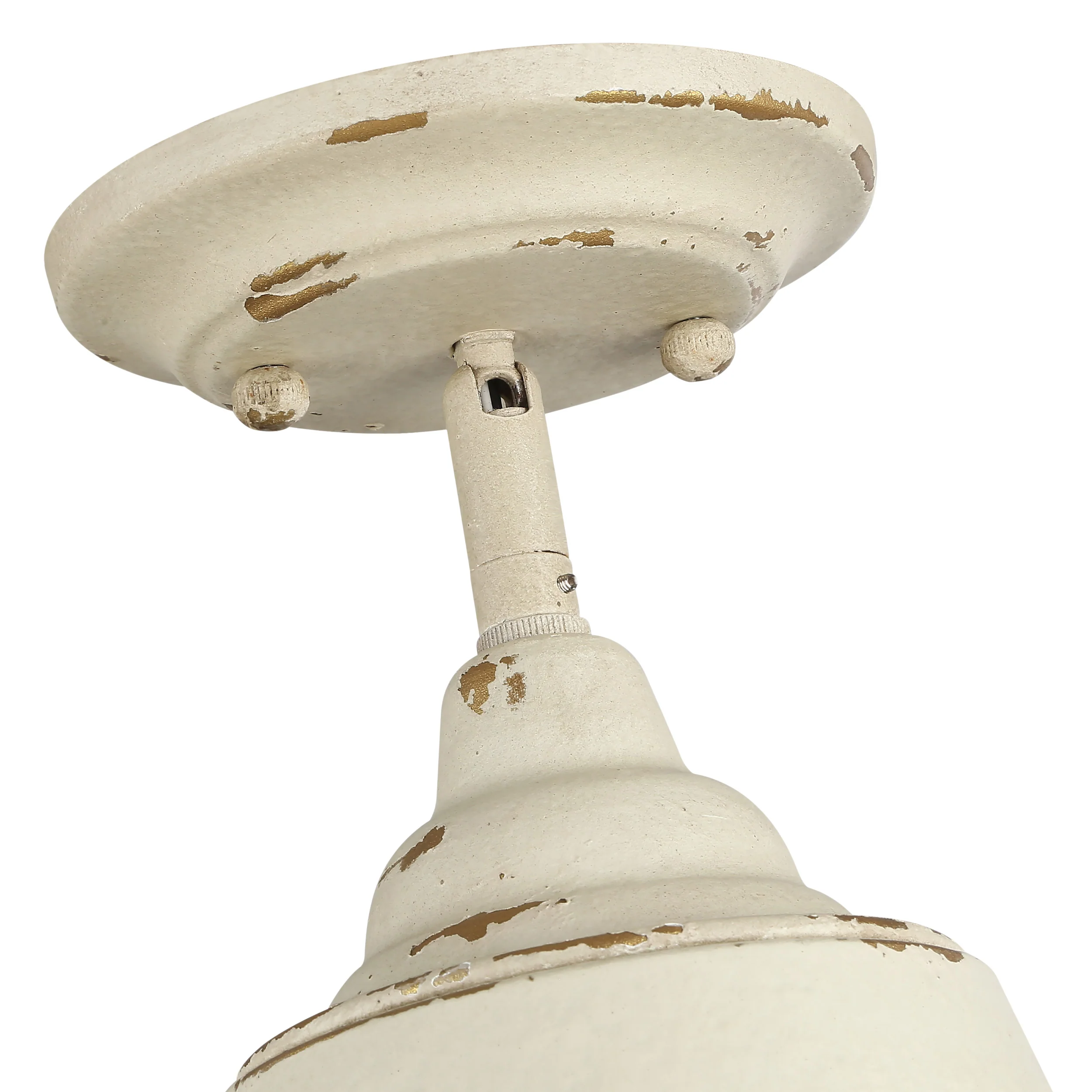 Eloise 1-light Semi-Flush Mount in Antique Ivory - Image 5