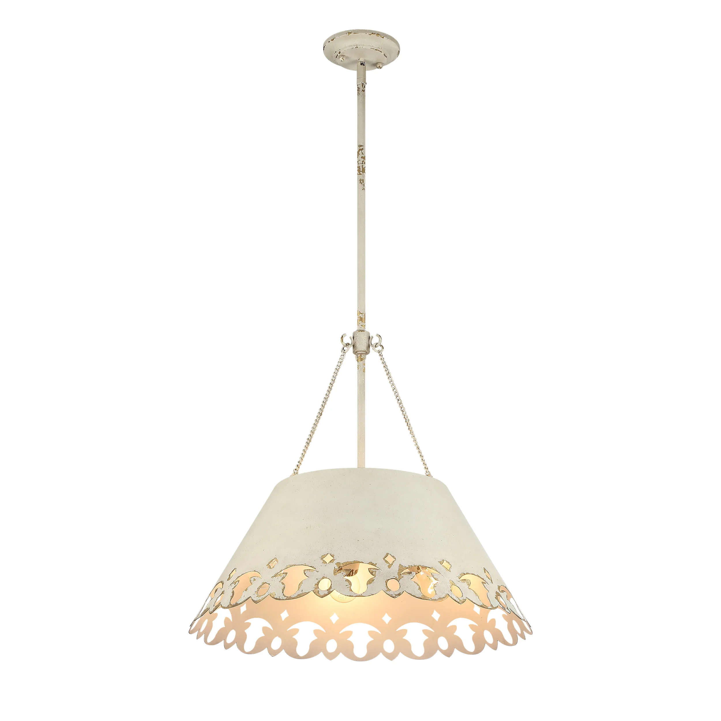 Eloise 5-light Pendant in Antique Ivory - Image 4