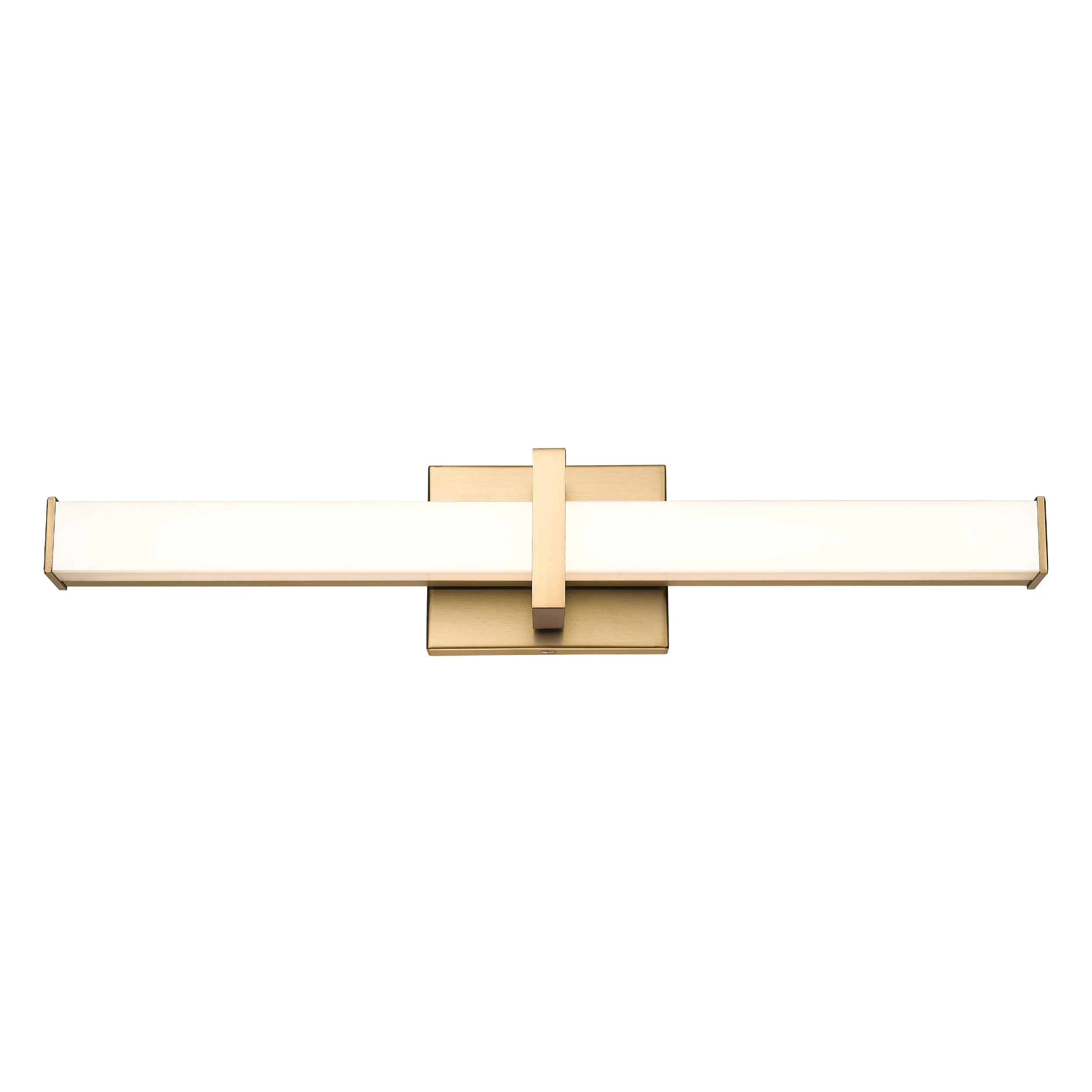 Elon Integrated LED 24in Vanity in Brushed Champagne Brass