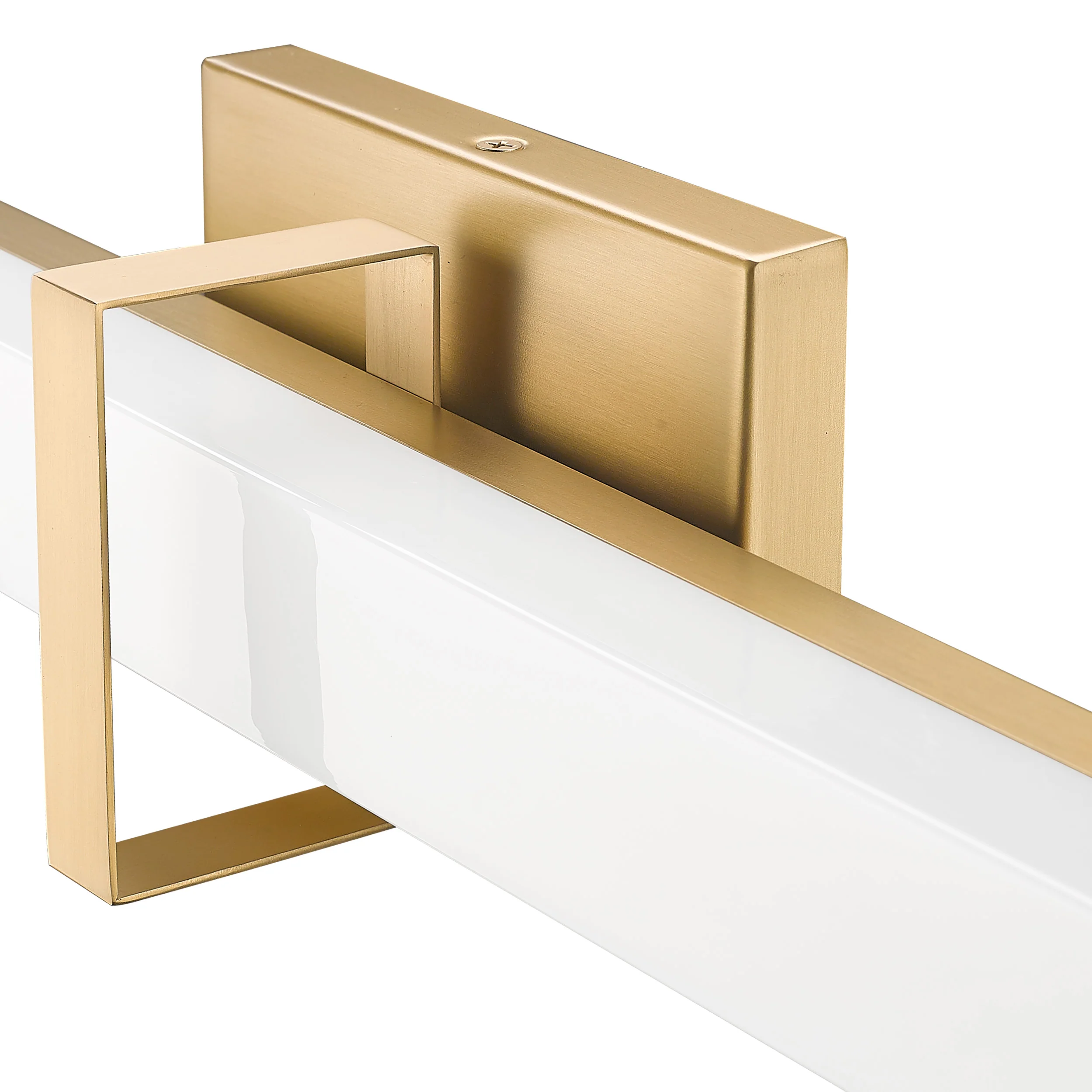 Elon Integrated LED 24in Vanity in Brushed Champagne Brass - Image 6