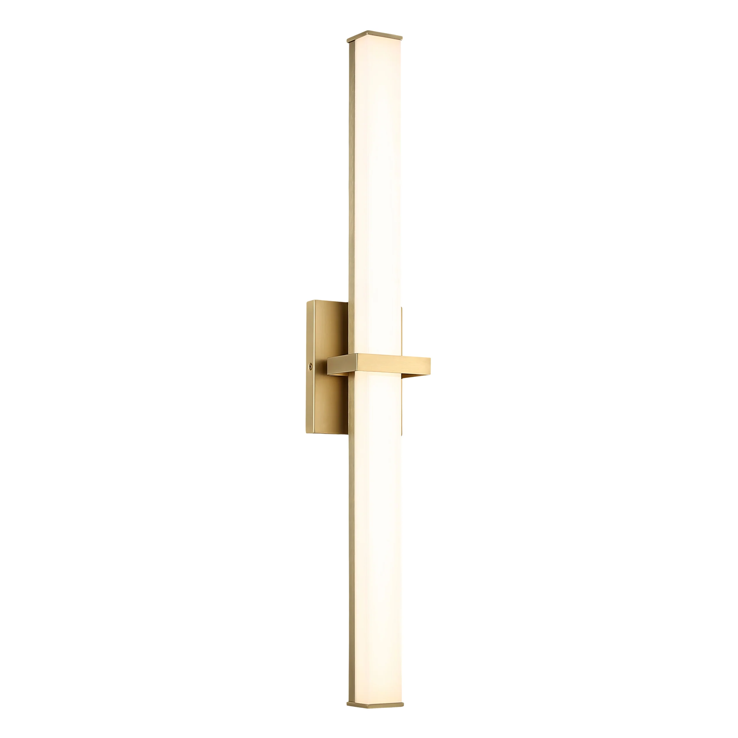Elon Integrated LED 30in Vanity in Brushed Champagne Brass