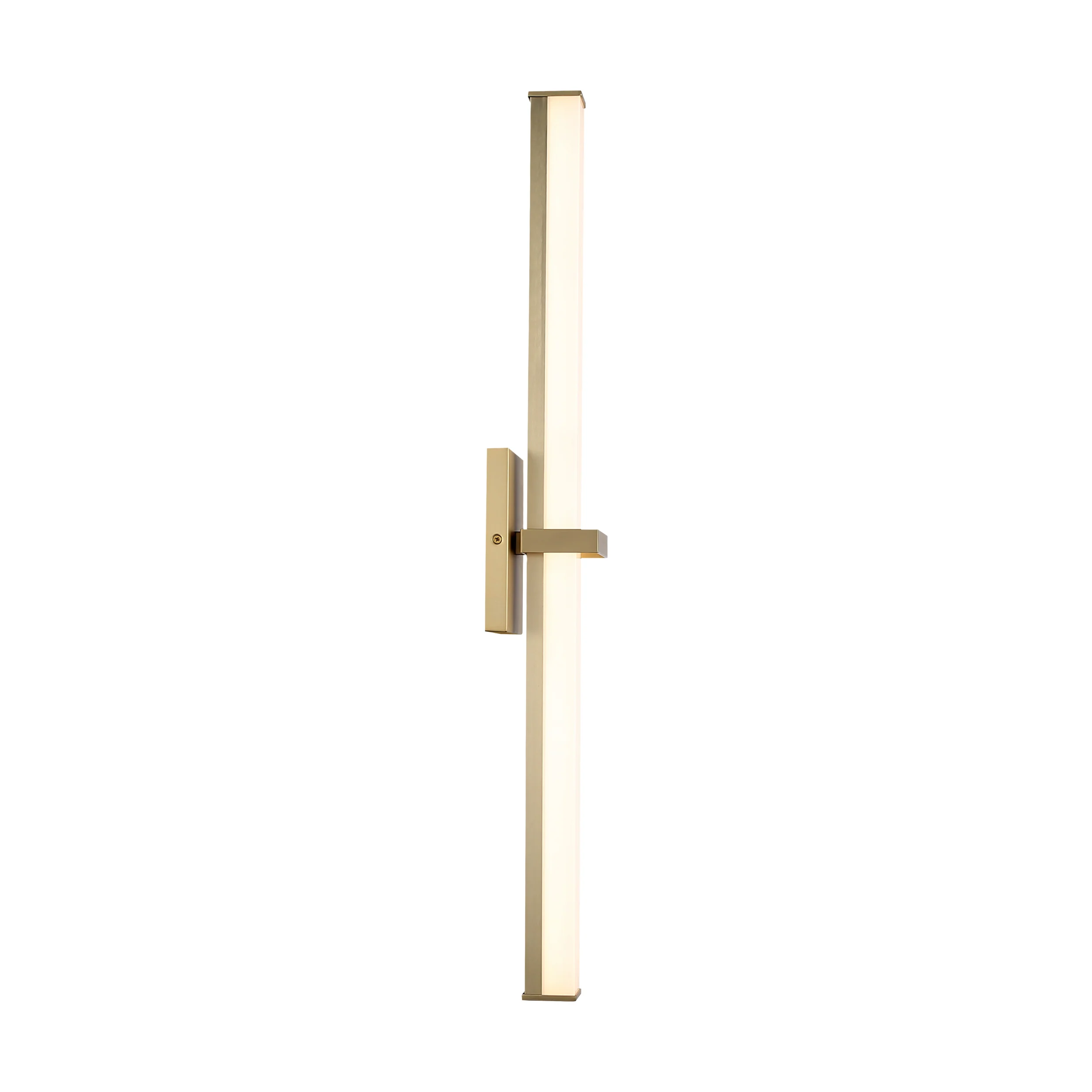Elon Integrated LED 30in Vanity in Brushed Champagne Brass - Image 3