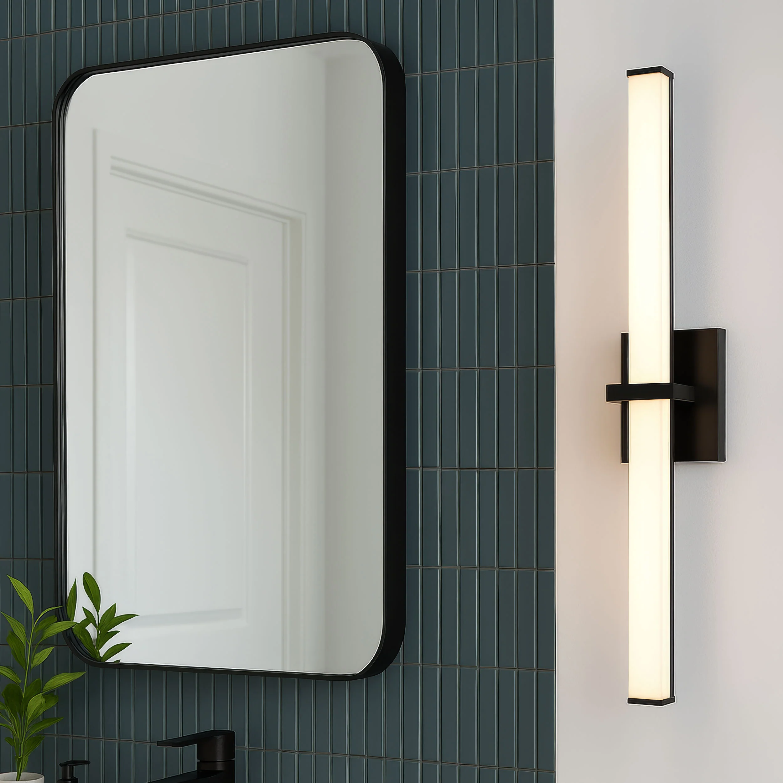 Elon Integrated LED 30in Vanity in Matte Black - Image 6